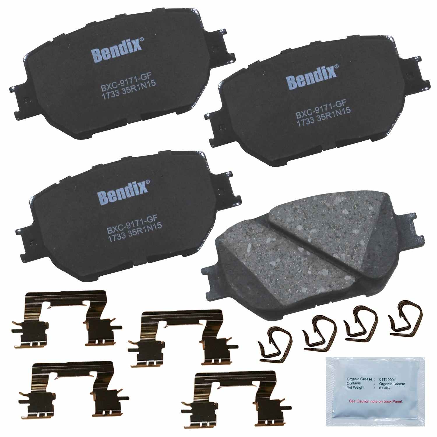 BENDIX PREMIUM COPPER FREE Disc Brake Pad Set CFC1733