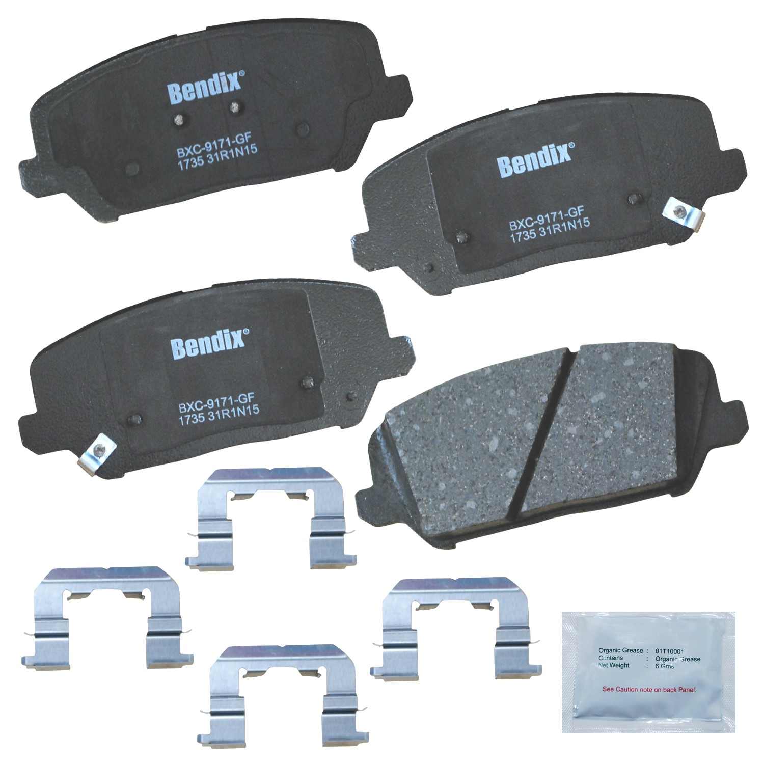 BENDIX PREMIUM COPPER FREE Disc Brake Pad Set CFC1735