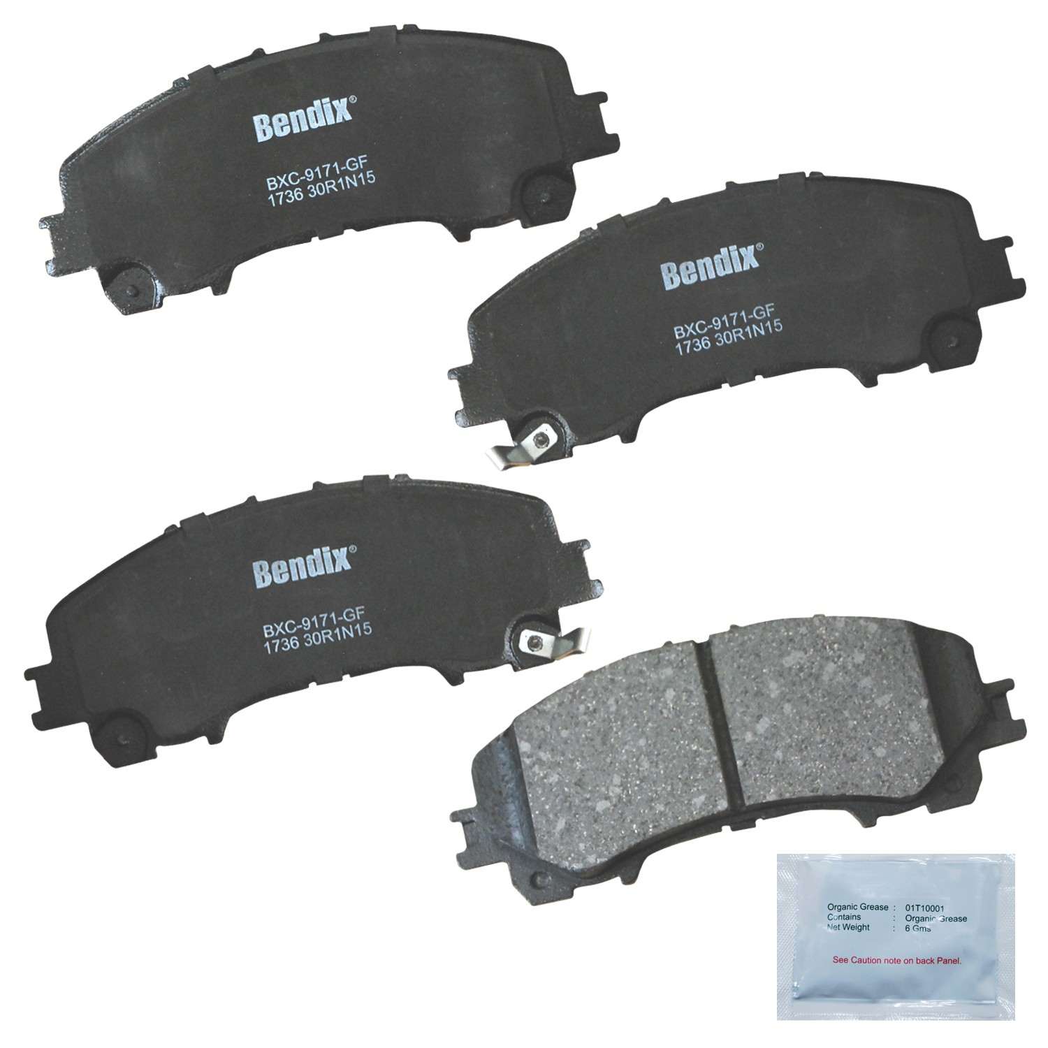 BENDIX PREMIUM COPPER FREE Disc Brake Pad Set CFC1736