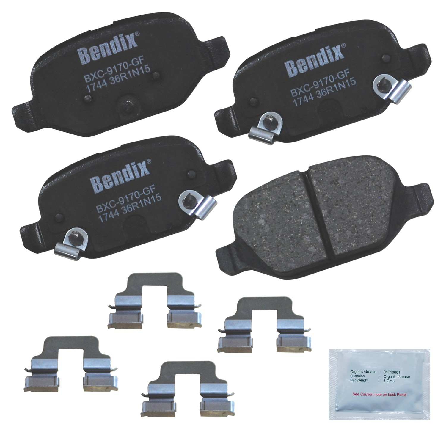 BENDIX PREMIUM COPPER FREE Disc Brake Pad Set CFC1744