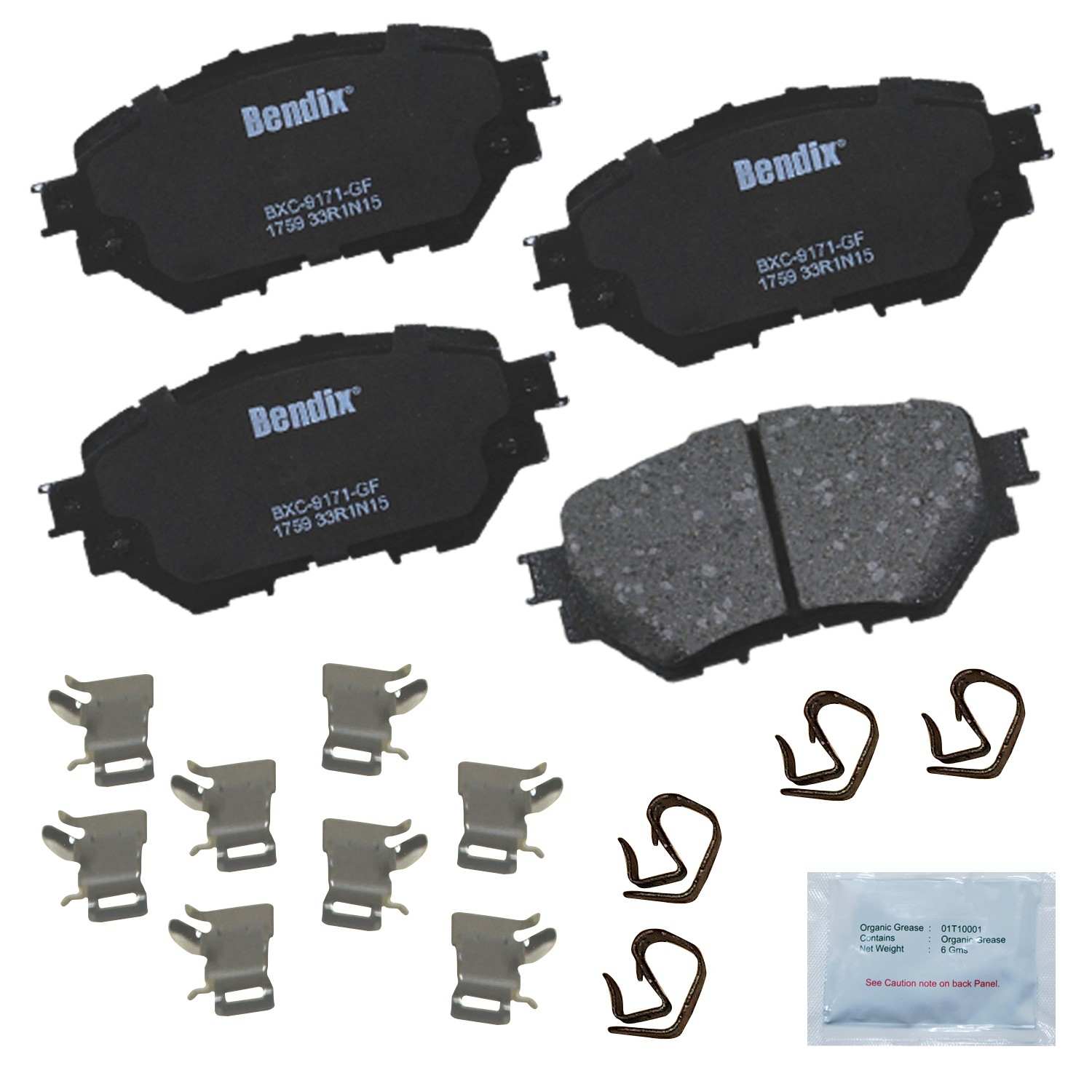 BENDIX PREMIUM COPPER FREE Disc Brake Pad Set CFC1759