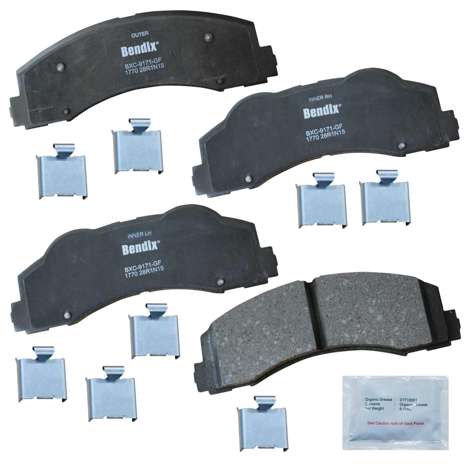 BENDIX PREMIUM COPPER FREE Disc Brake Pad Set CFC1770