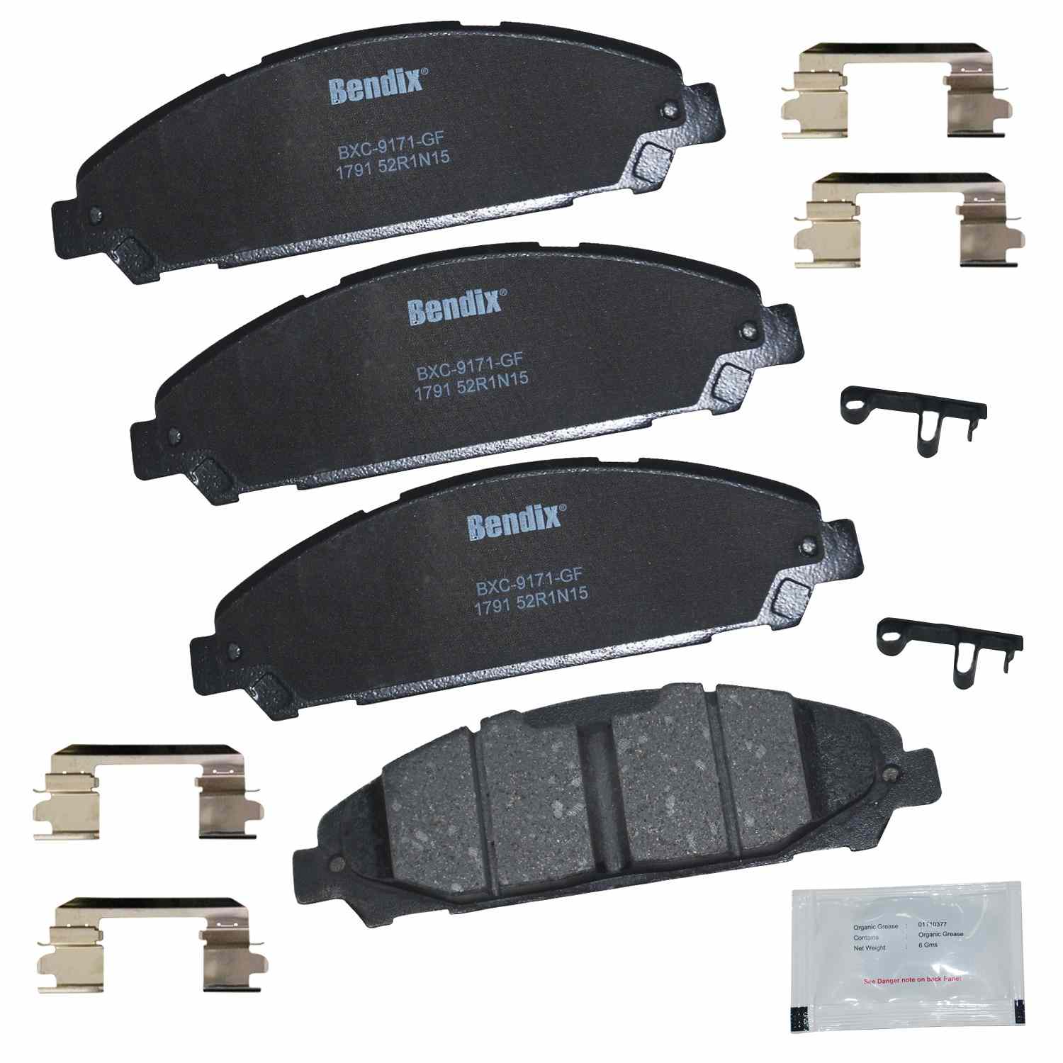 BENDIX PREMIUM COPPER FREE Disc Brake Pad Set CFC1791