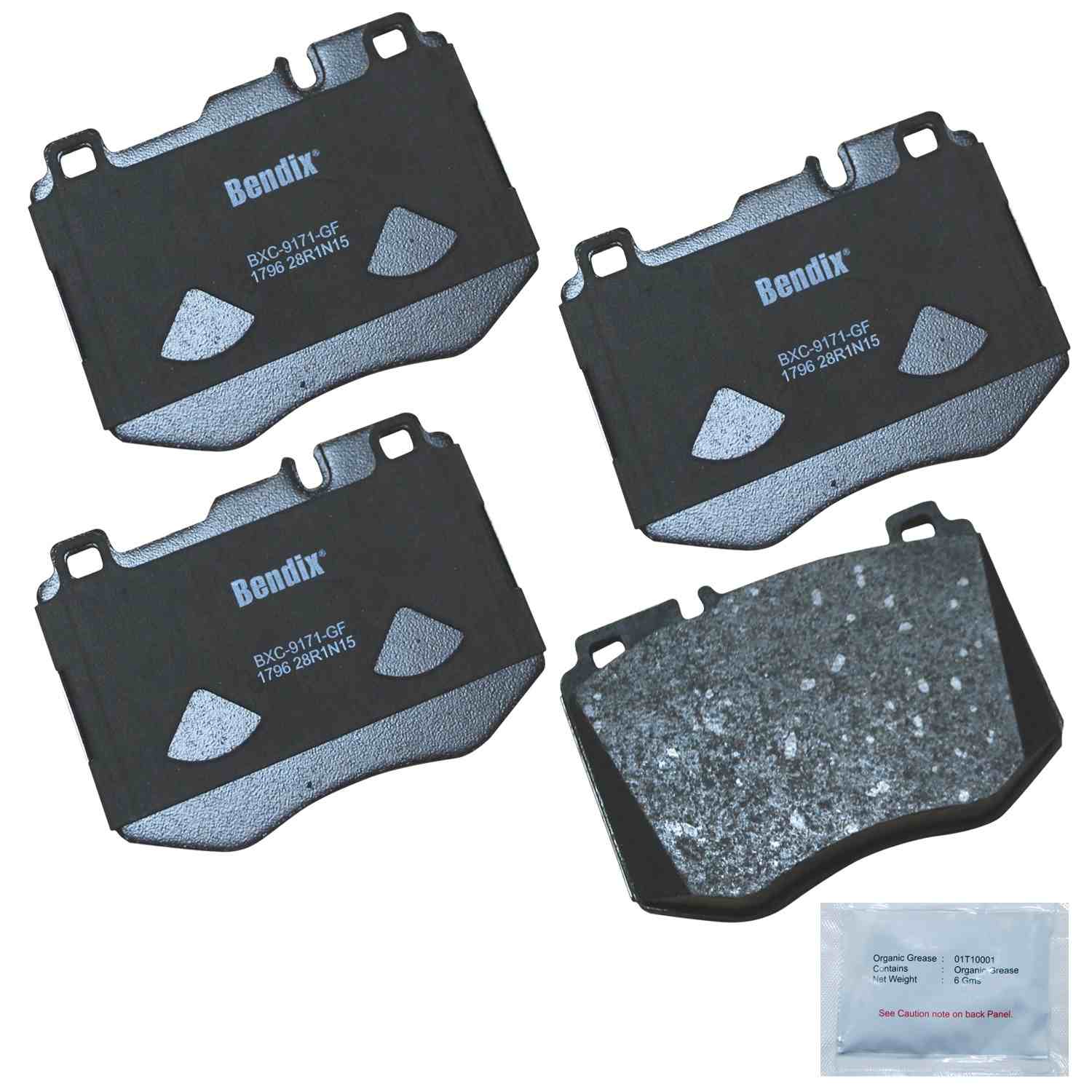 BENDIX PREMIUM COPPER FREE Disc Brake Pad Set CFC1796