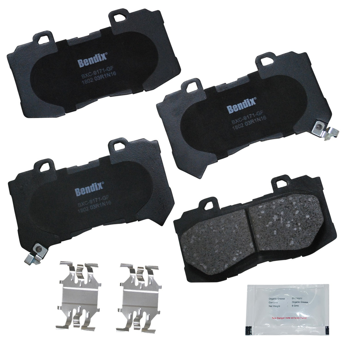 BENDIX PREMIUM COPPER FREE Disc Brake Pad Set CFC1802