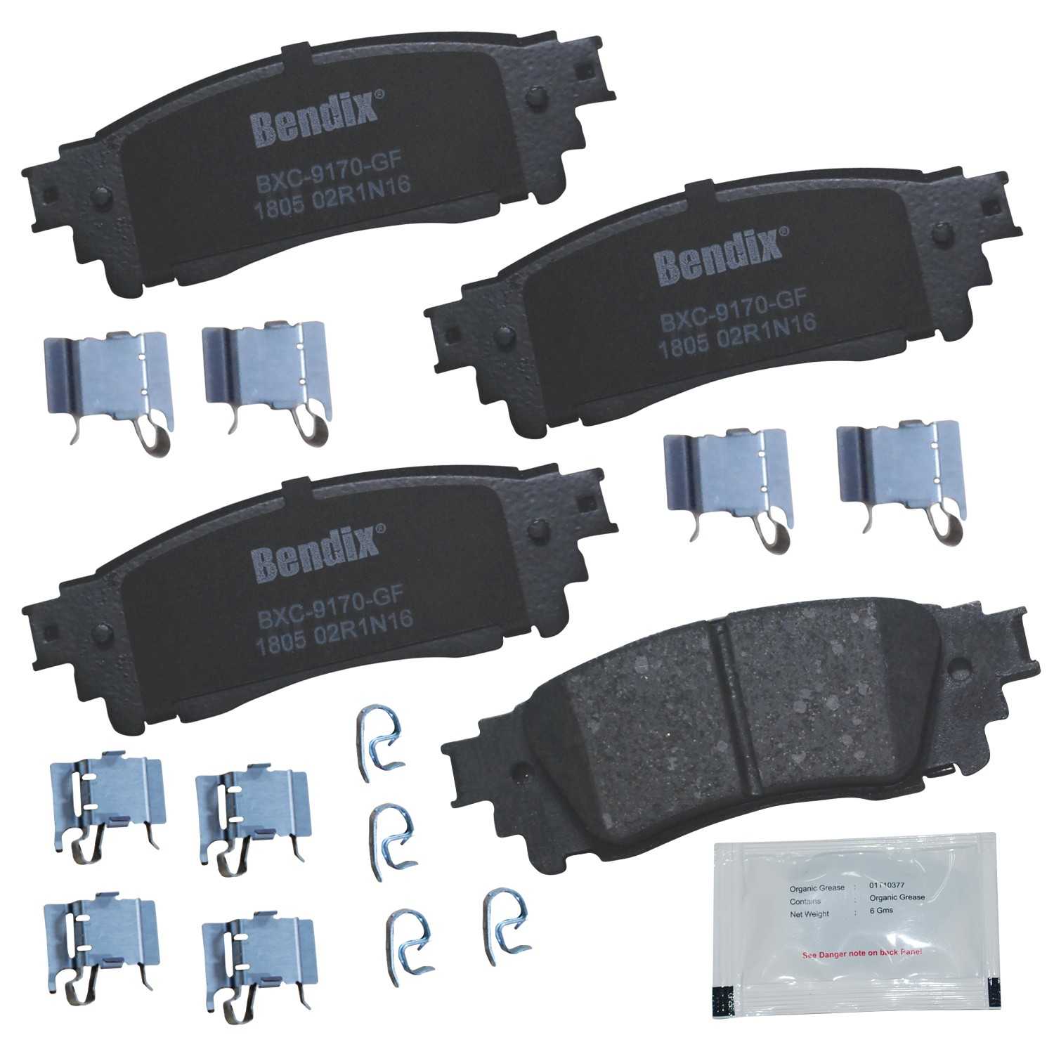 BENDIX PREMIUM COPPER FREE Disc Brake Pad Set CFC1805