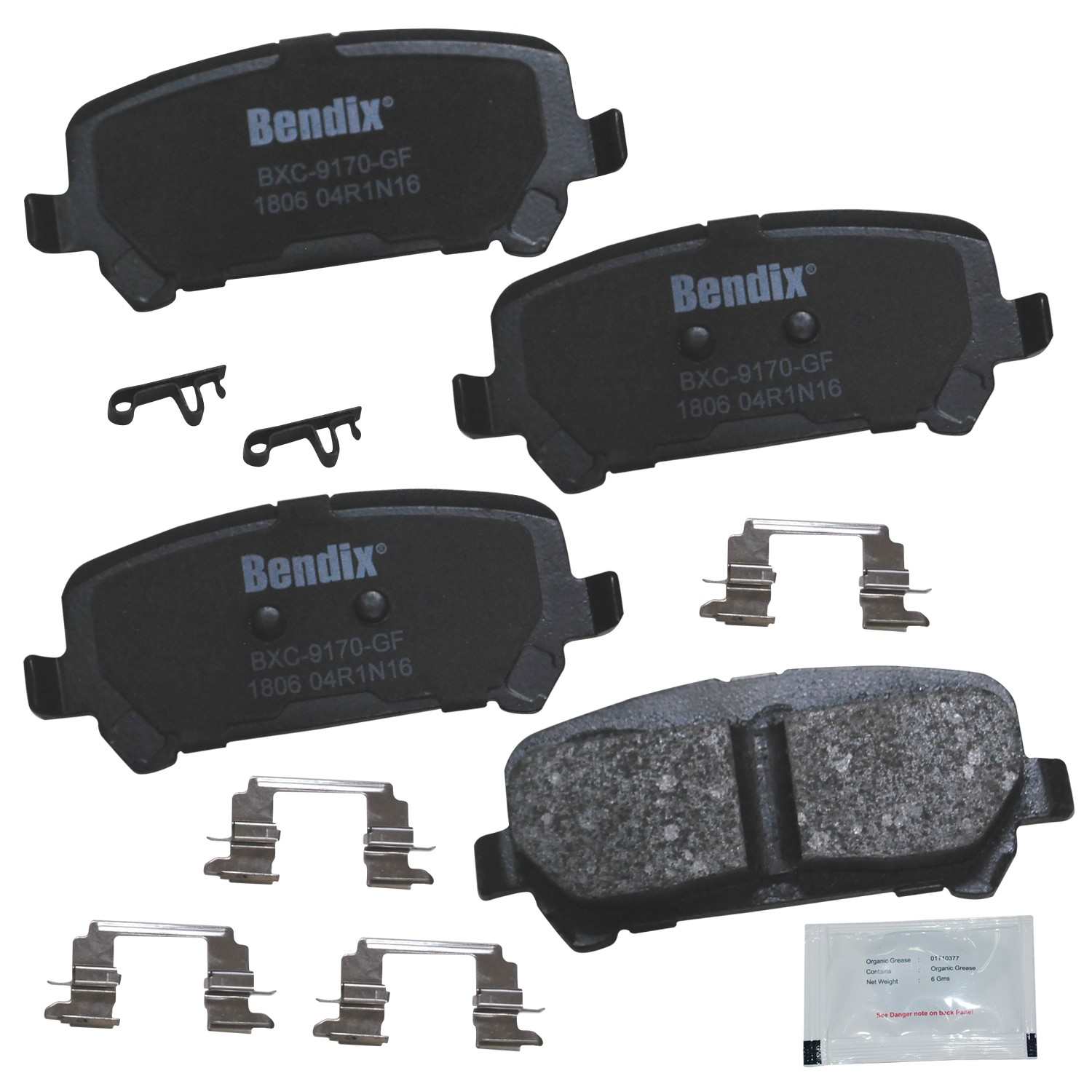 BENDIX PREMIUM COPPER FREE Disc Brake Pad Set CFC1806