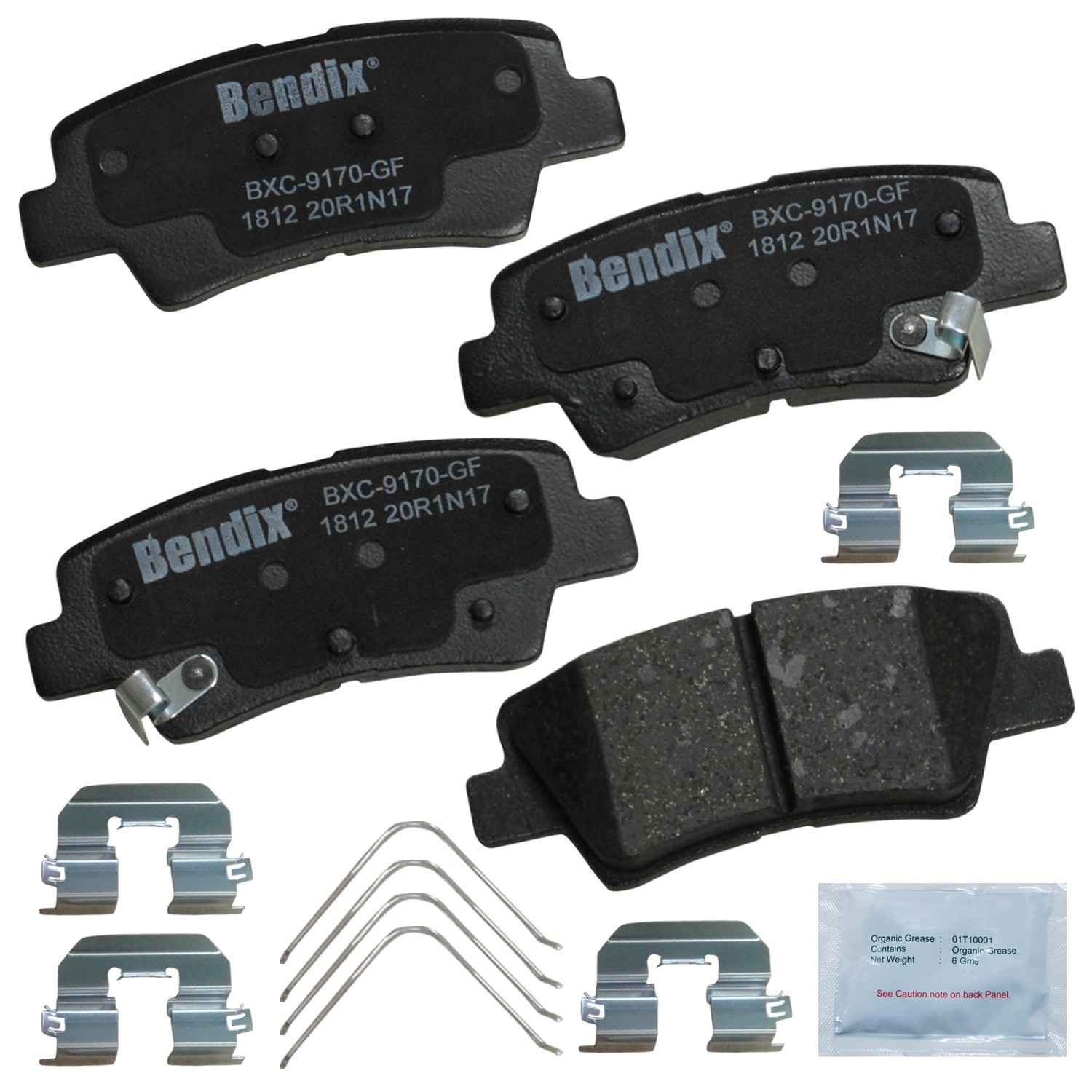 BENDIX PREMIUM COPPER FREE Disc Brake Pad Set CFC1812