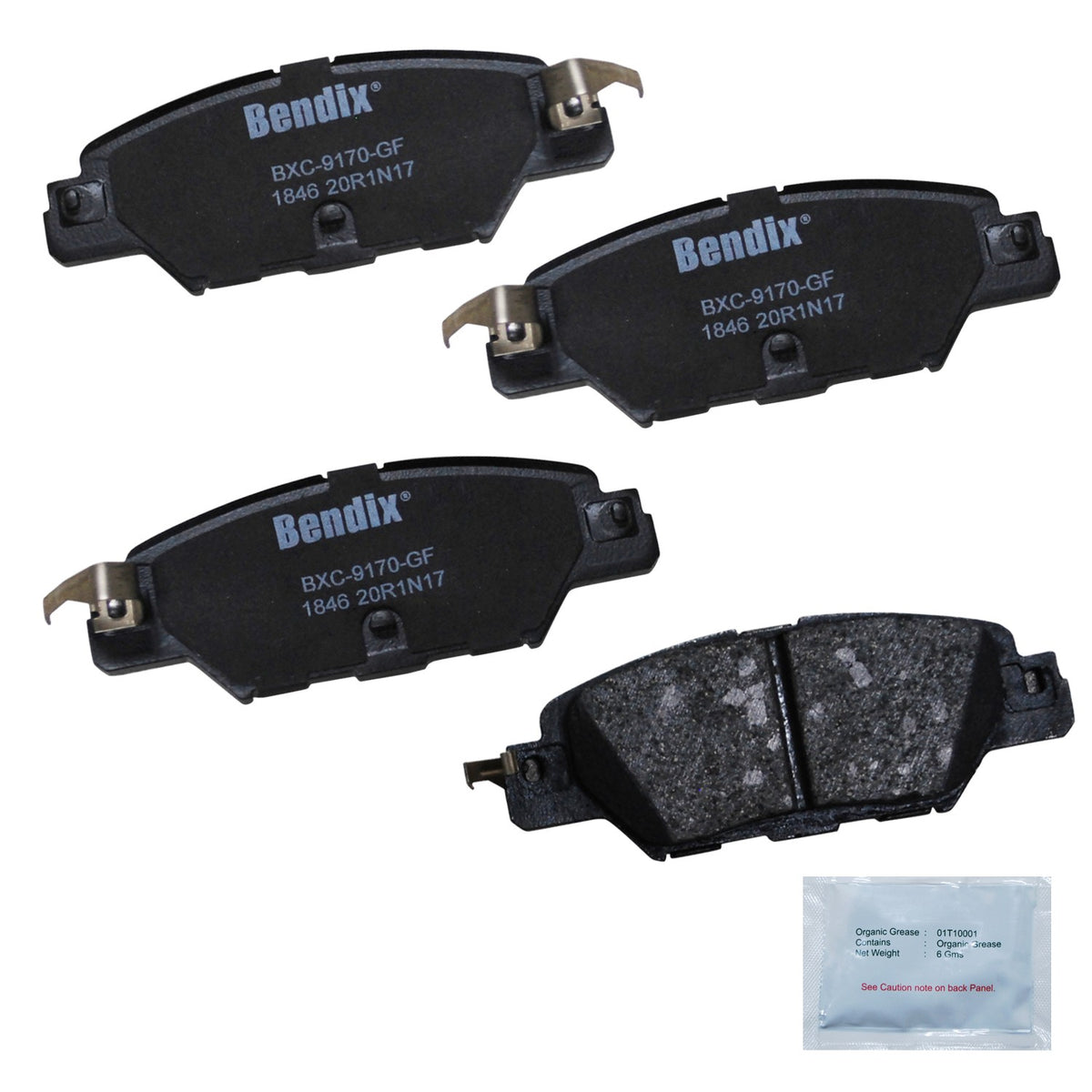 BENDIX PREMIUM COPPER FREE Disc Brake Pad Set CFC1846