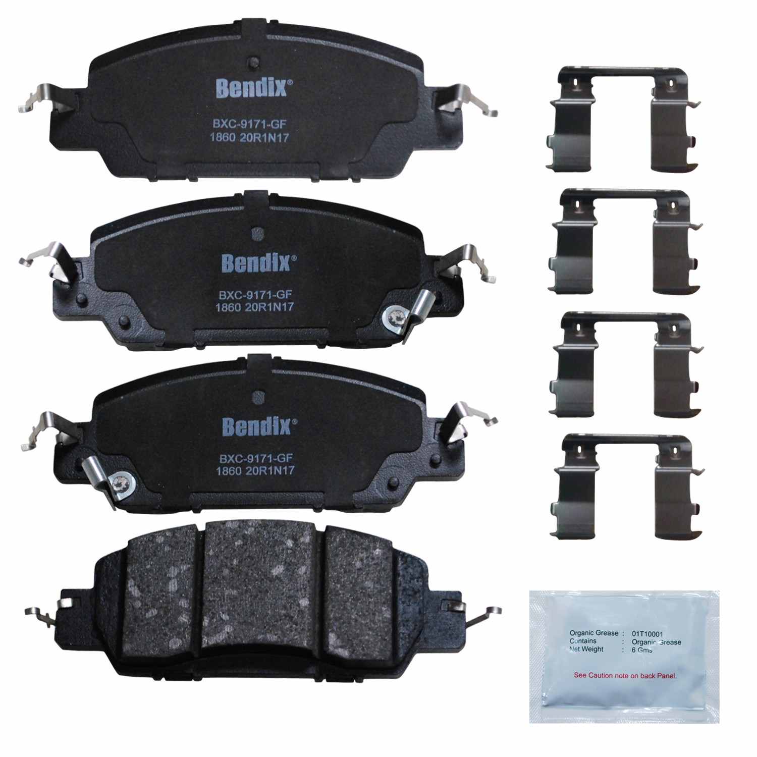 BENDIX PREMIUM COPPER FREE Disc Brake Pad Set CFC1860