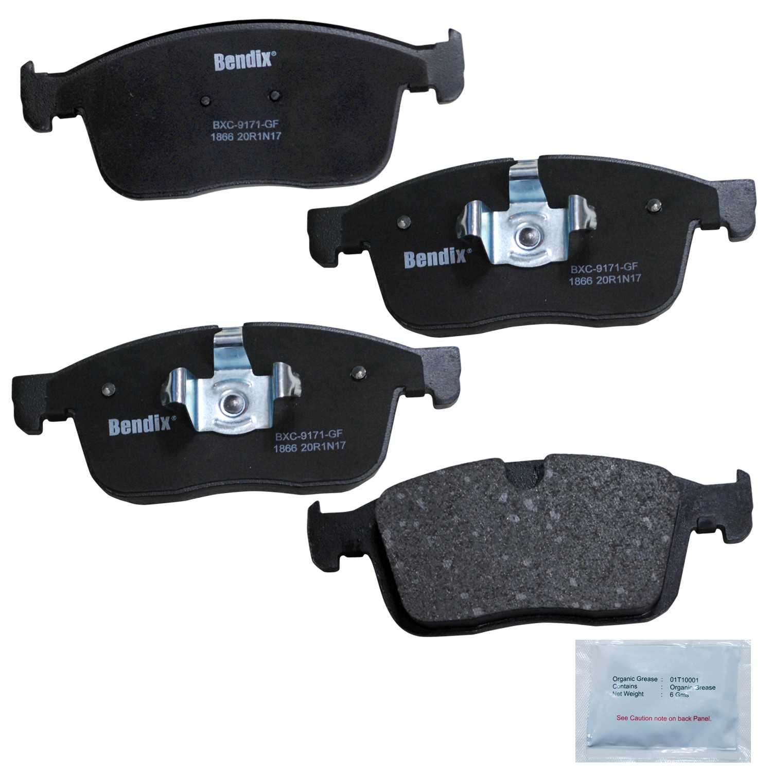 BENDIX PREMIUM COPPER FREE Disc Brake Pad Set CFC1866