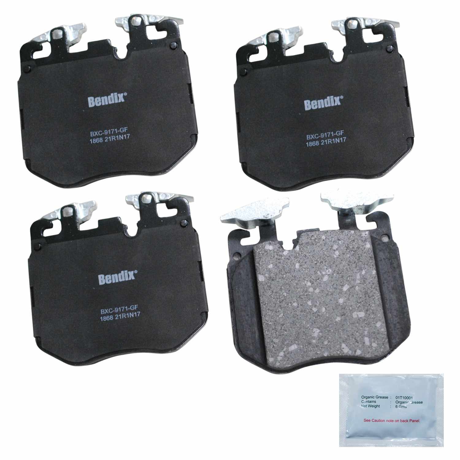 BENDIX PREMIUM COPPER FREE Disc Brake Pad Set CFC1868