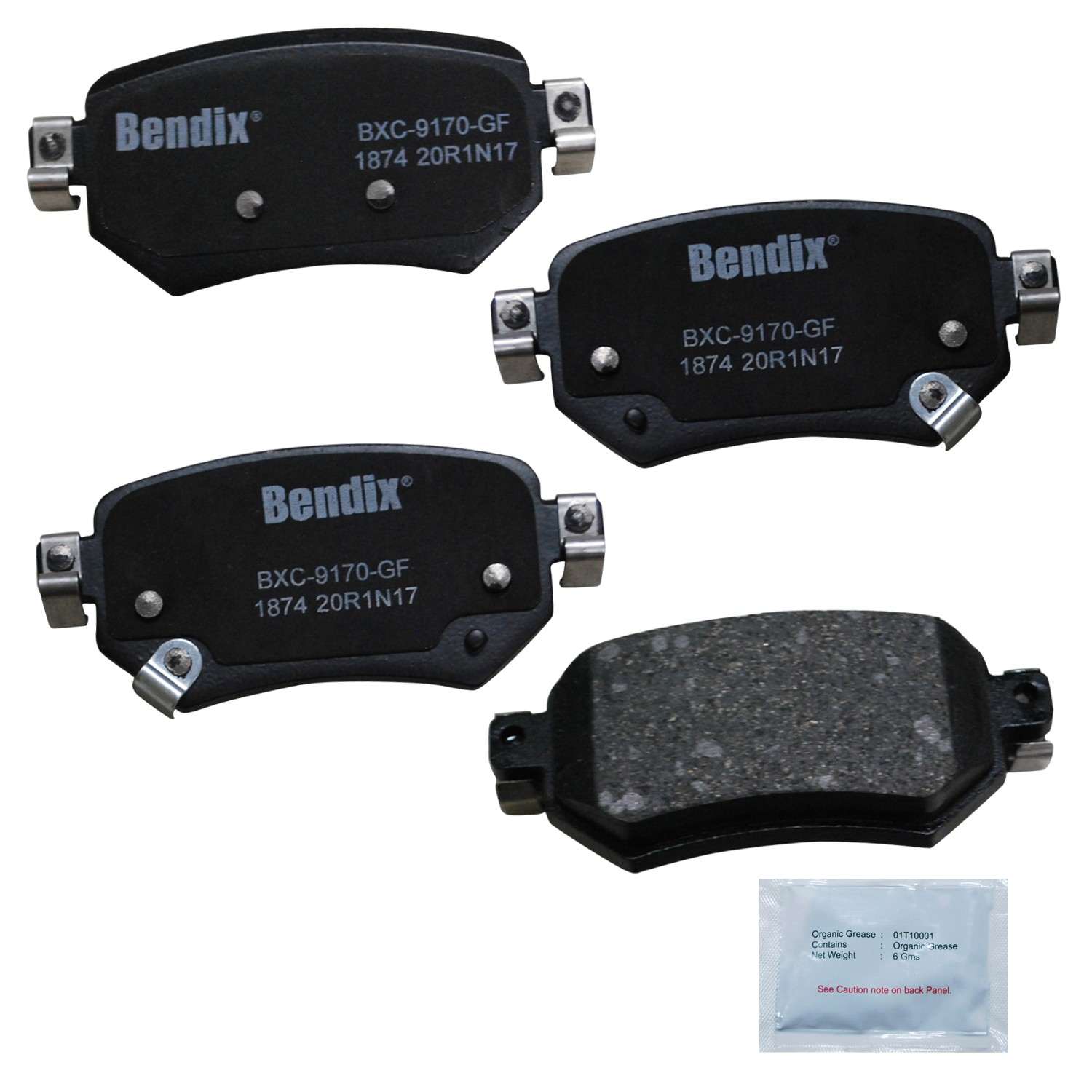 BENDIX PREMIUM COPPER FREE Disc Brake Pad Set CFC1874