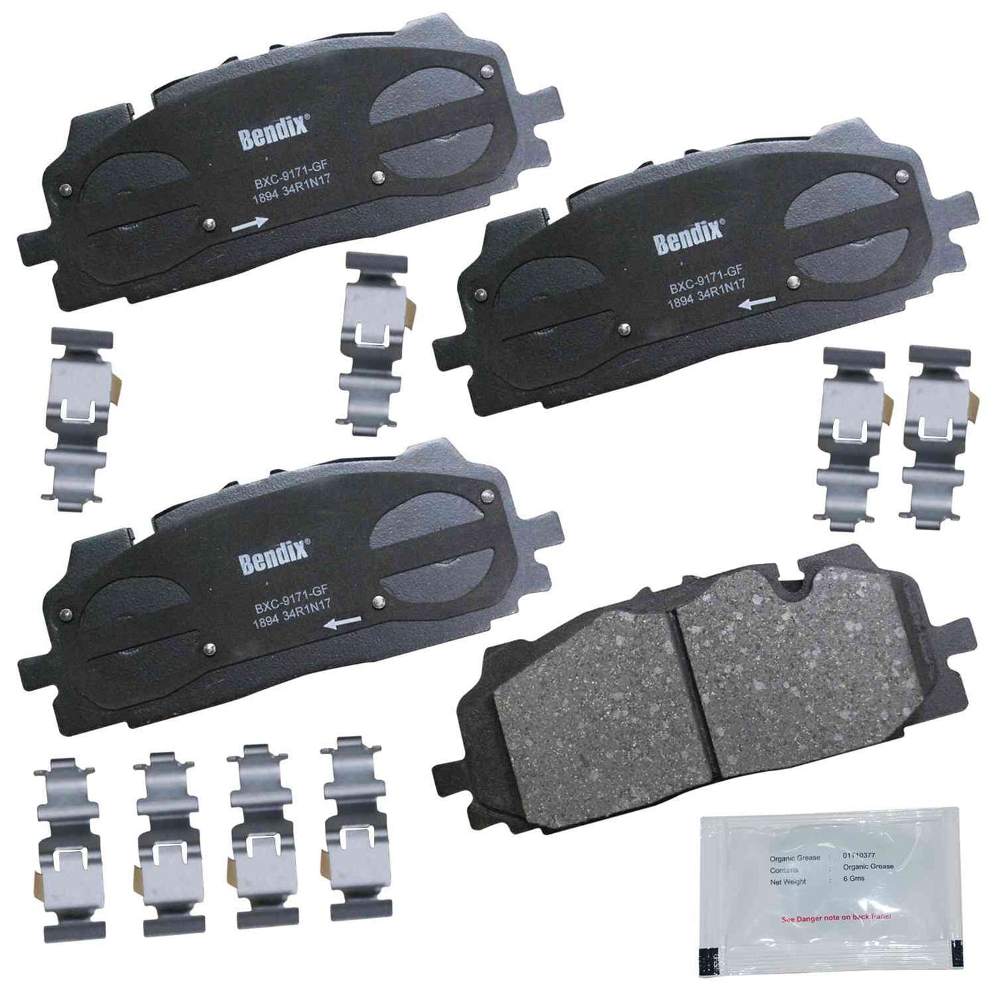 BENDIX PREMIUM COPPER FREE Disc Brake Pad Set CFC1894