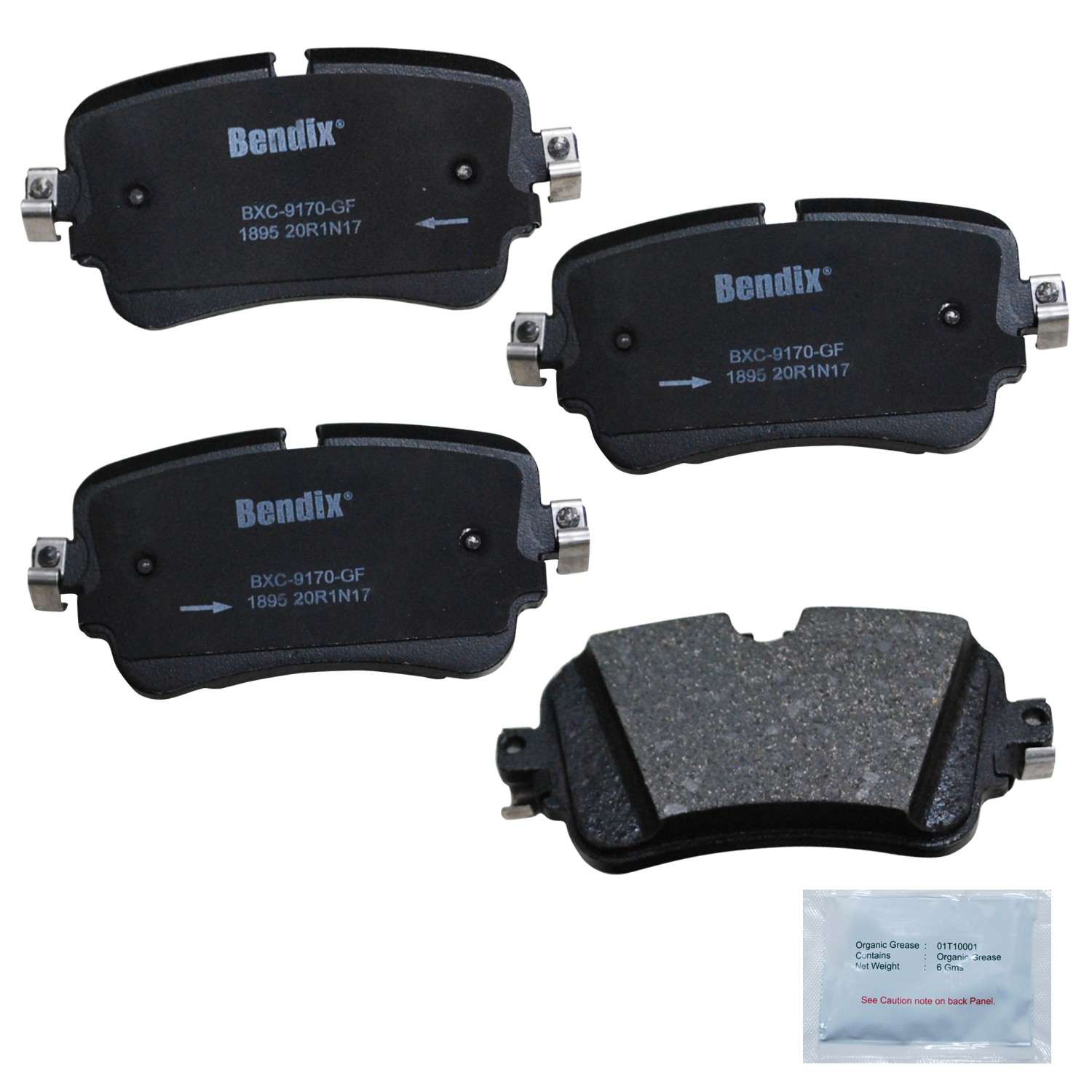 BENDIX PREMIUM COPPER FREE Disc Brake Pad Set CFC1895