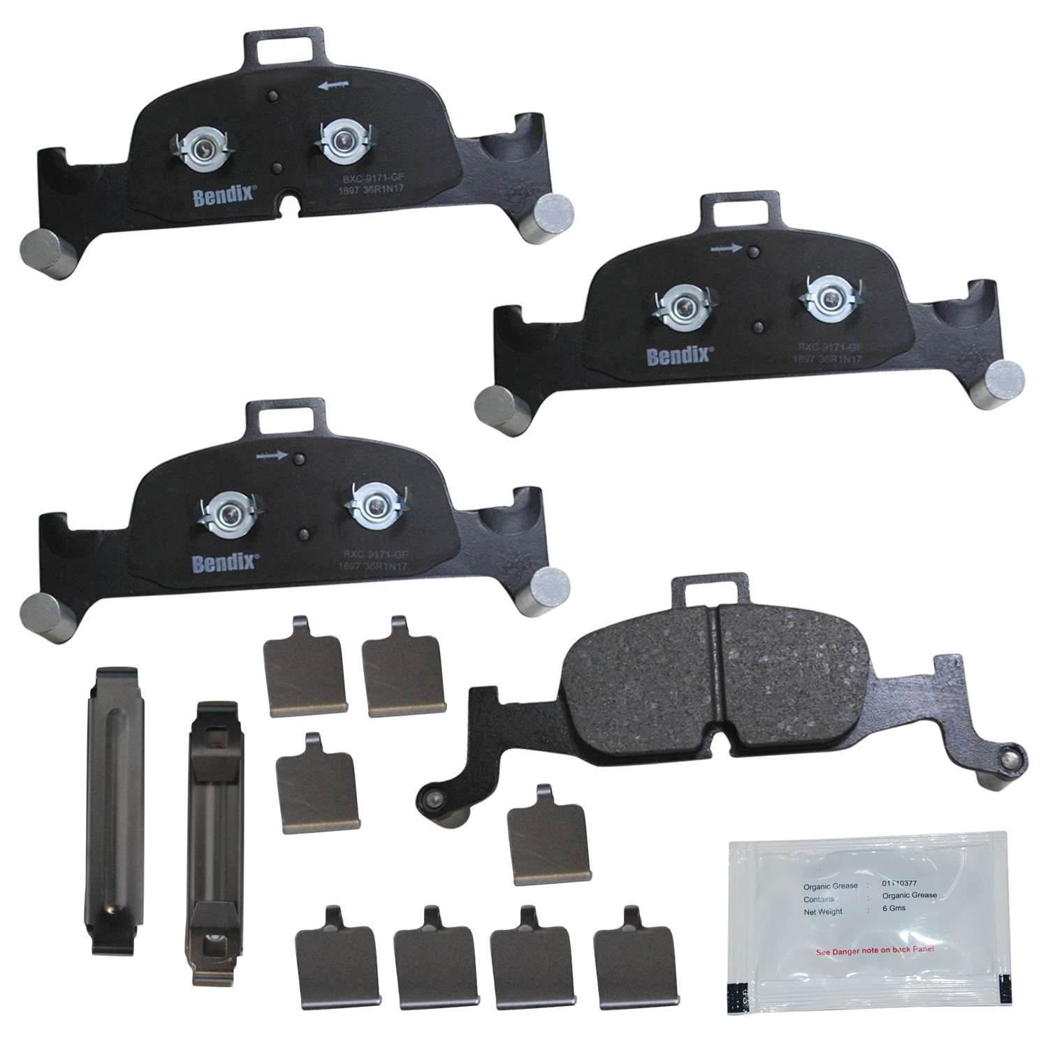 BENDIX PREMIUM COPPER FREE Disc Brake Pad Set CFC1897