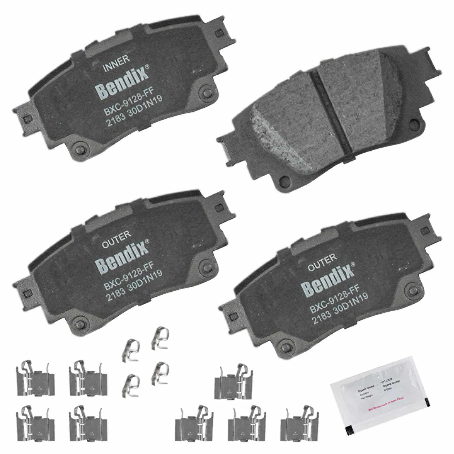 BENDIX PREMIUM COPPER FREE Disc Brake Pad Set CFC2183