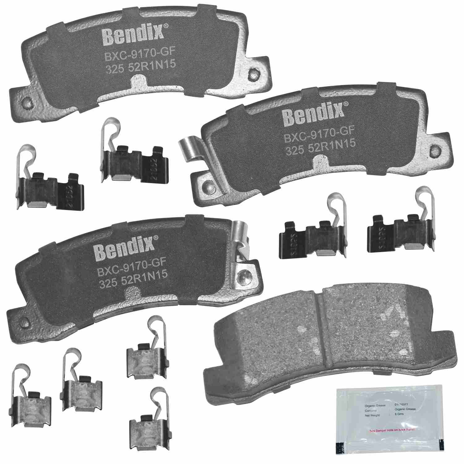 BENDIX PREMIUM COPPER FREE Disc Brake Pad Set CFC325