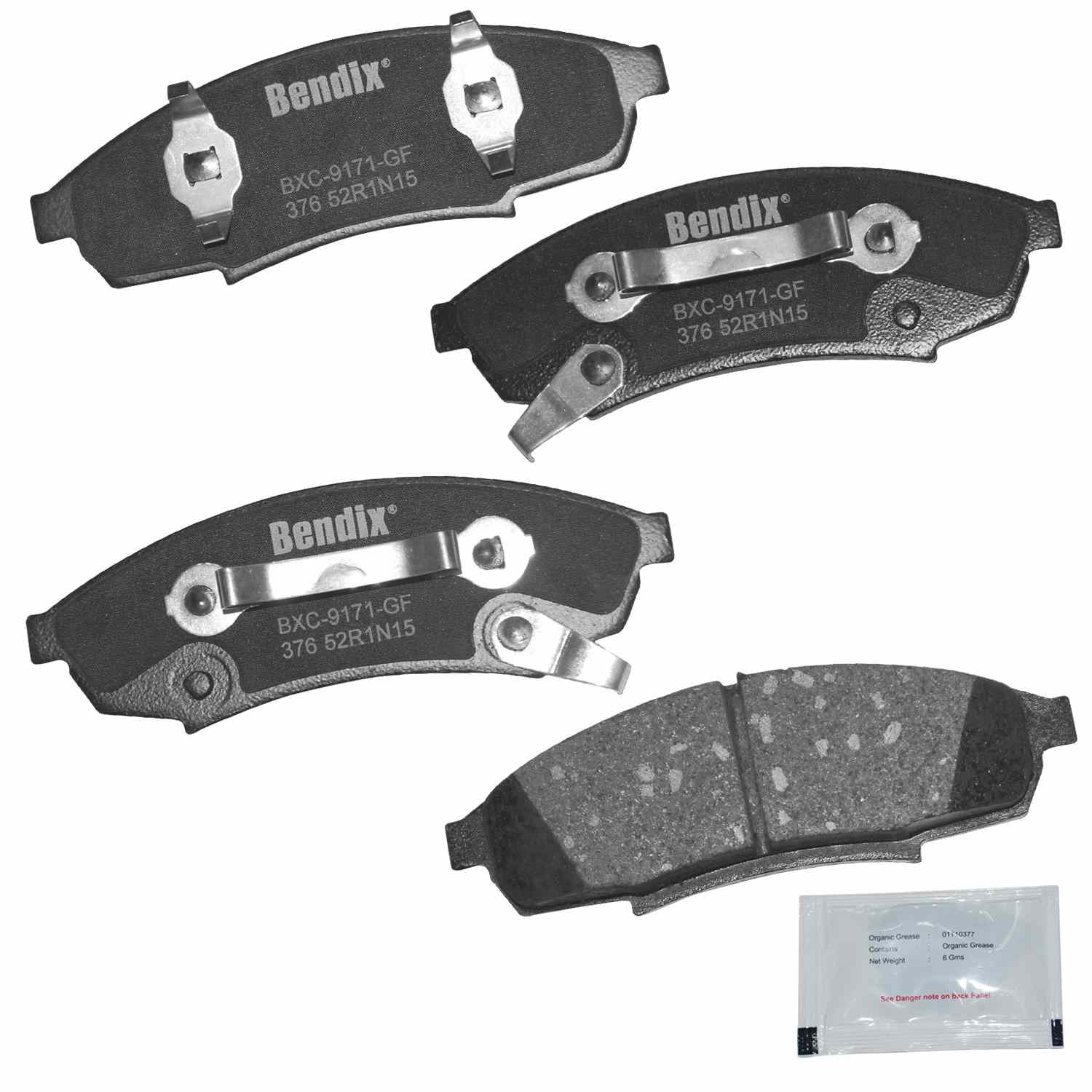 BENDIX PREMIUM COPPER FREE Disc Brake Pad Set CFC376