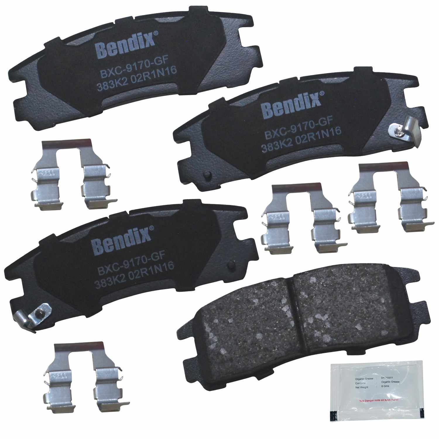 BENDIX PREMIUM COPPER FREE Disc Brake Pad Set CFC383K2