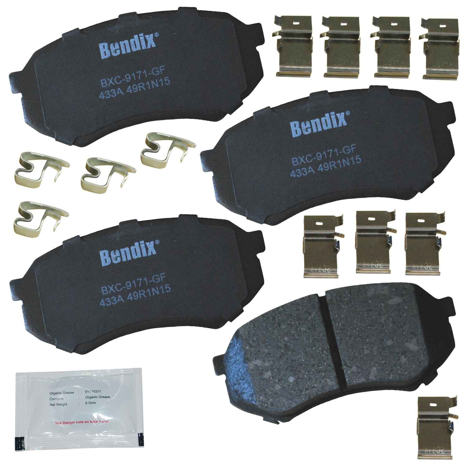 BENDIX PREMIUM COPPER FREE Disc Brake Pad Set CFC433A