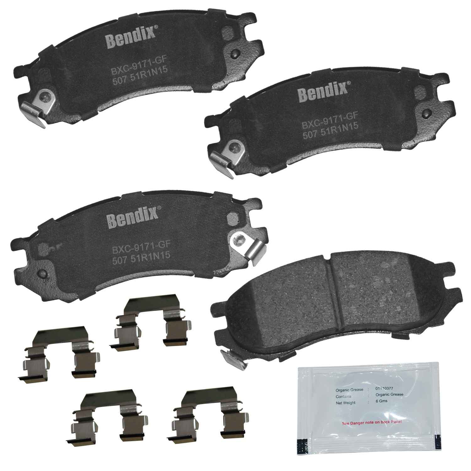 BENDIX PREMIUM COPPER FREE Disc Brake Pad Set CFC507