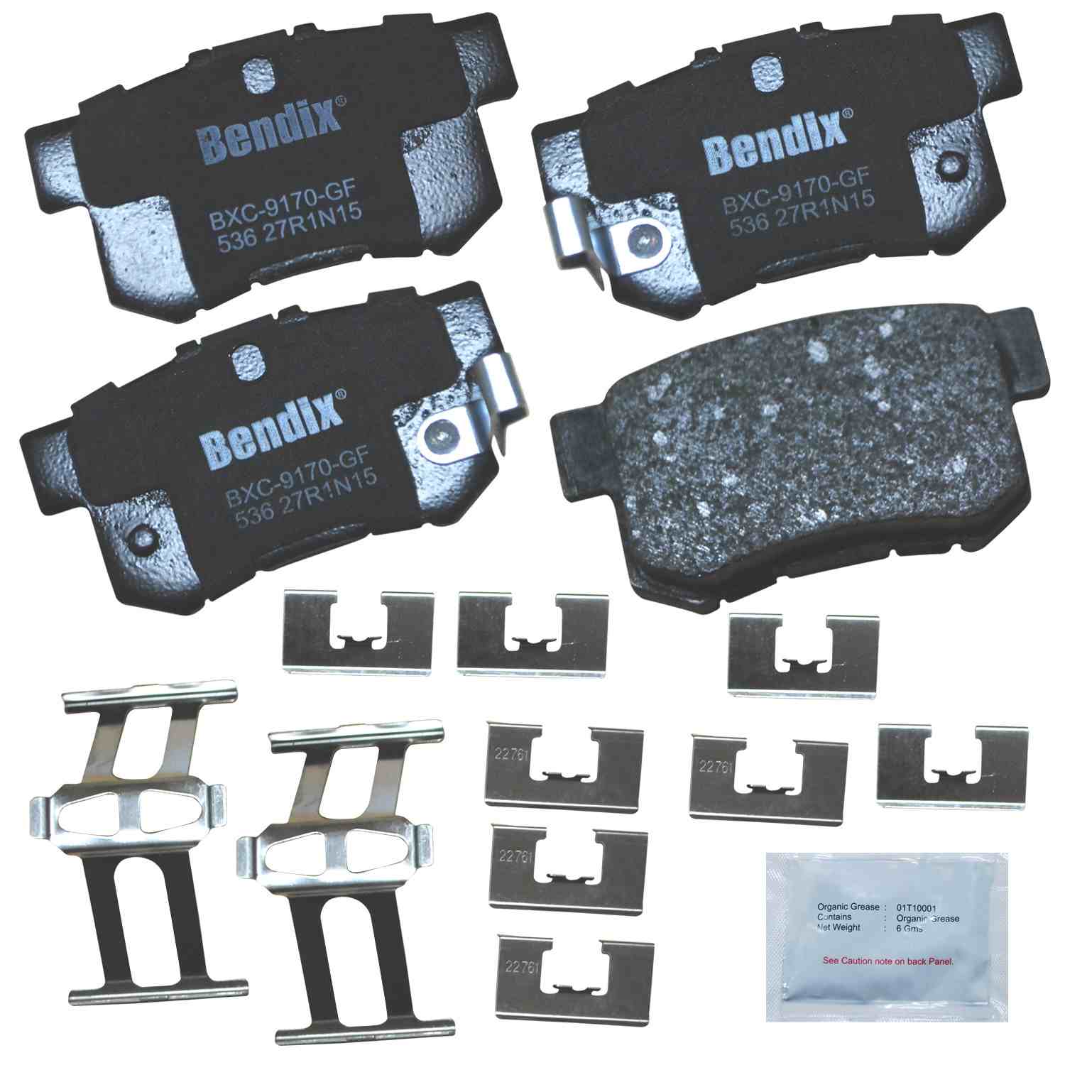 BENDIX PREMIUM COPPER FREE Disc Brake Pad Set CFC536