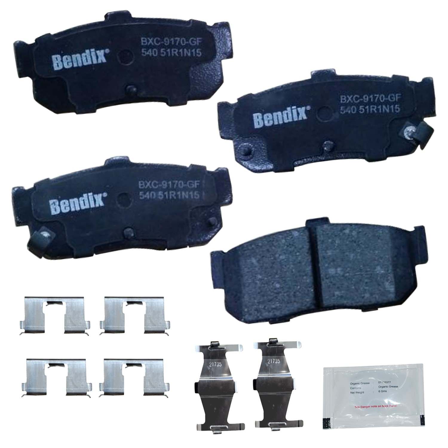 BENDIX PREMIUM COPPER FREE Disc Brake Pad Set CFC540