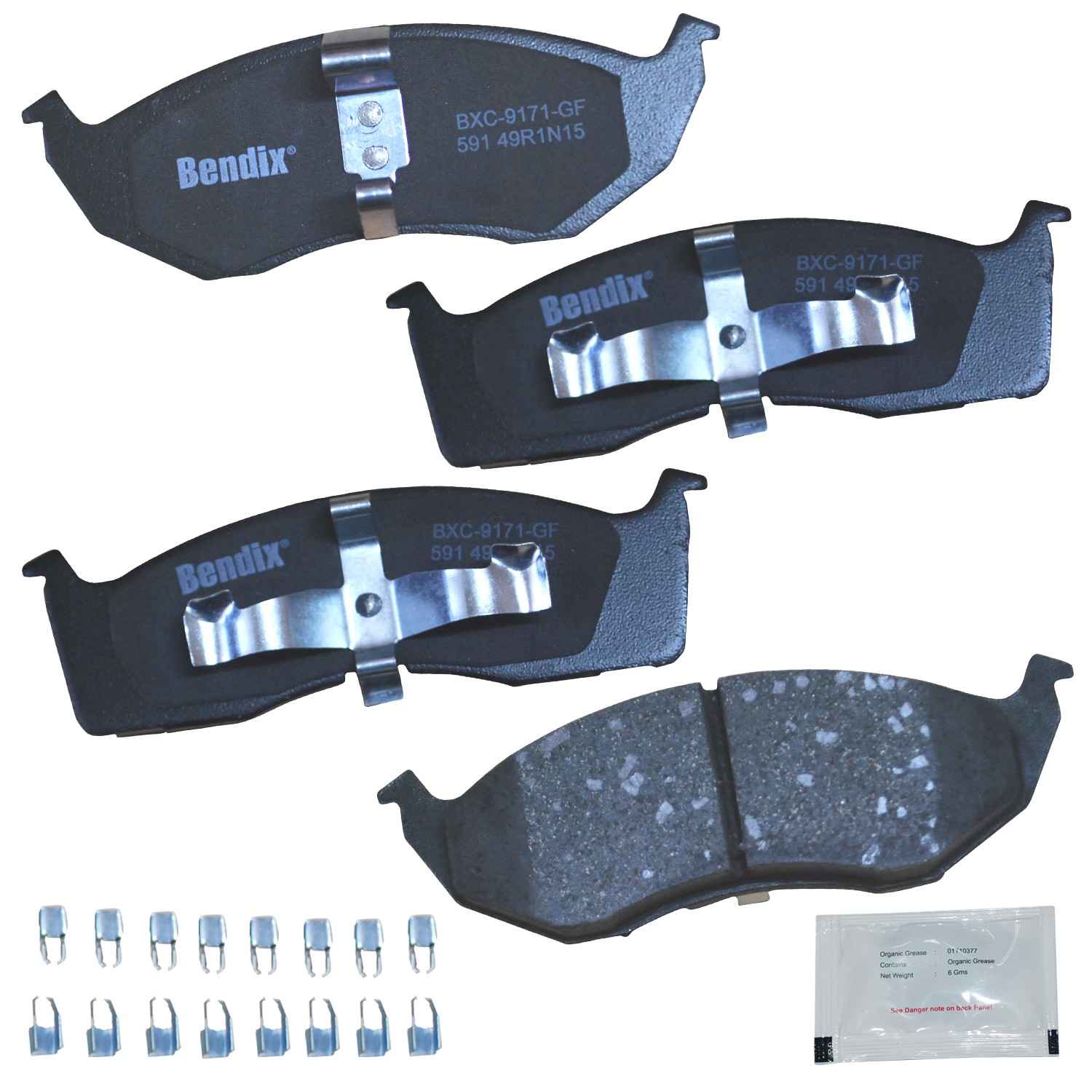 BENDIX PREMIUM COPPER FREE Disc Brake Pad Set CFC591