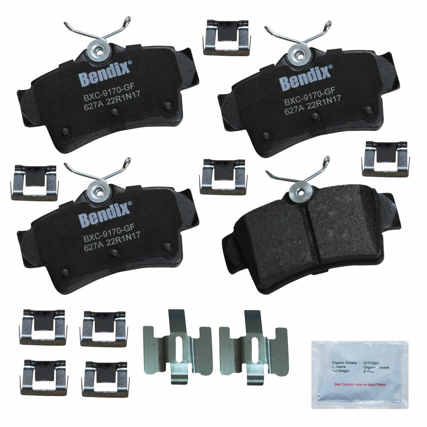 BENDIX PREMIUM COPPER FREE Disc Brake Pad Set CFC627A