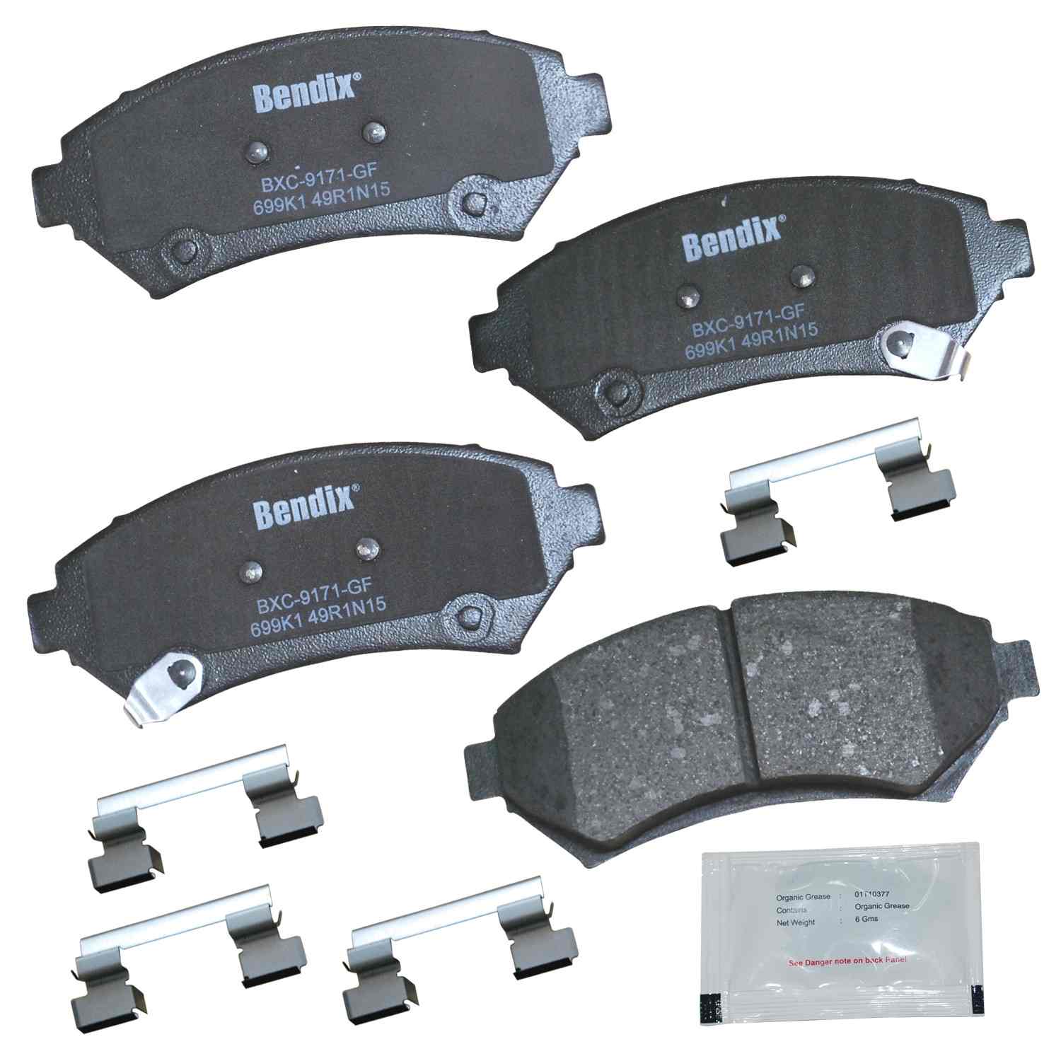 BENDIX PREMIUM COPPER FREE Disc Brake Pad Set CFC699K1