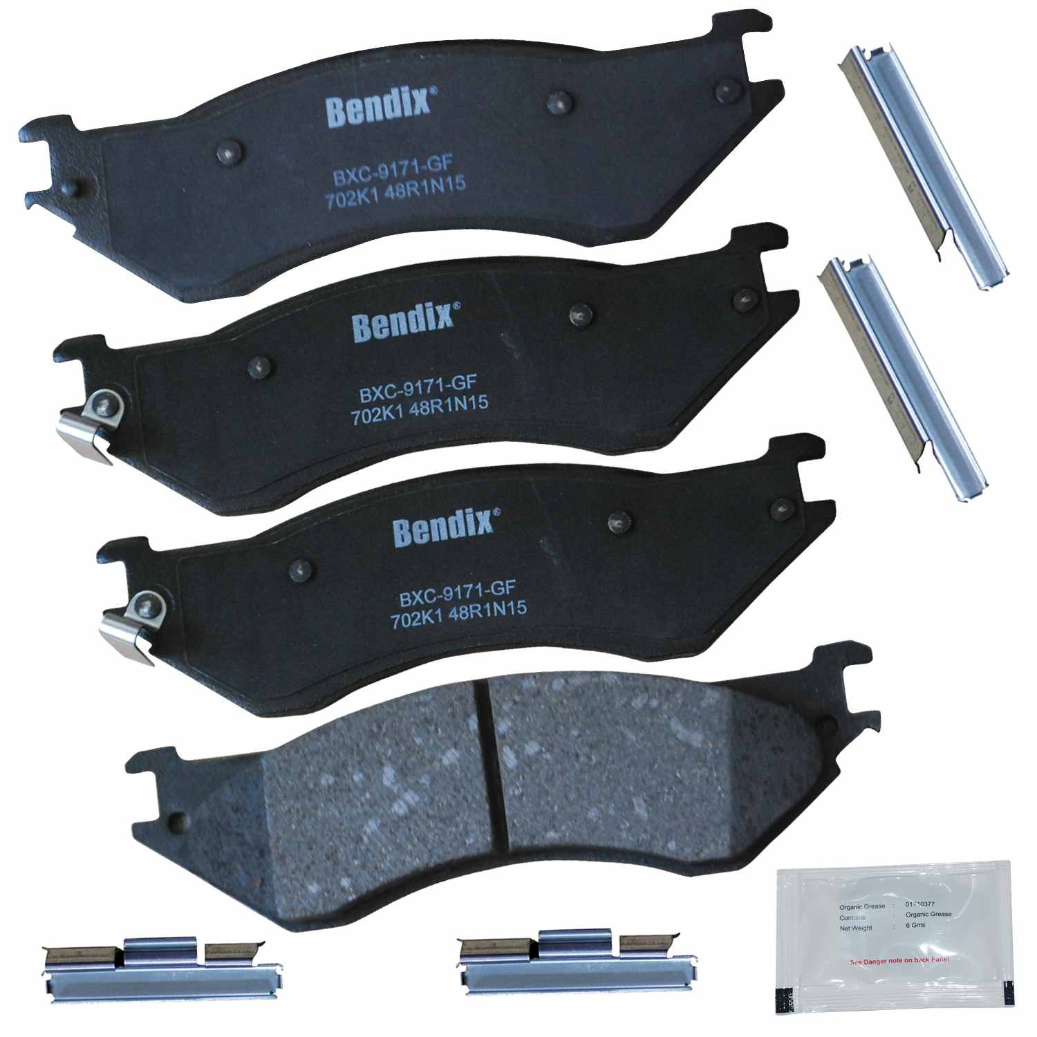 BENDIX PREMIUM COPPER FREE Disc Brake Pad Set CFC702K1