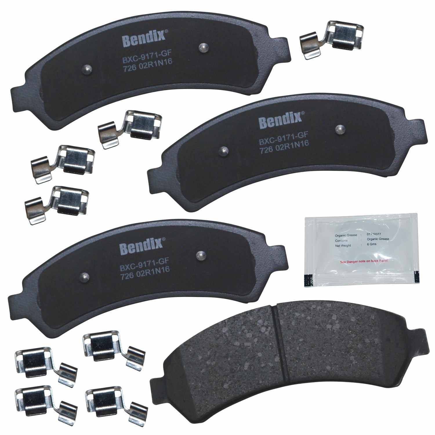 BENDIX PREMIUM COPPER FREE Disc Brake Pad Set CFC726