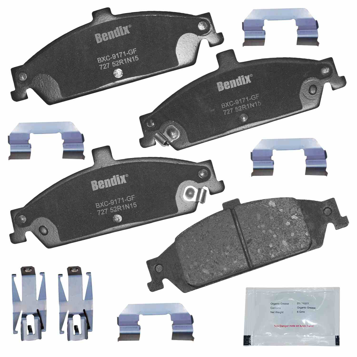 BENDIX PREMIUM COPPER FREE Disc Brake Pad Set CFC727