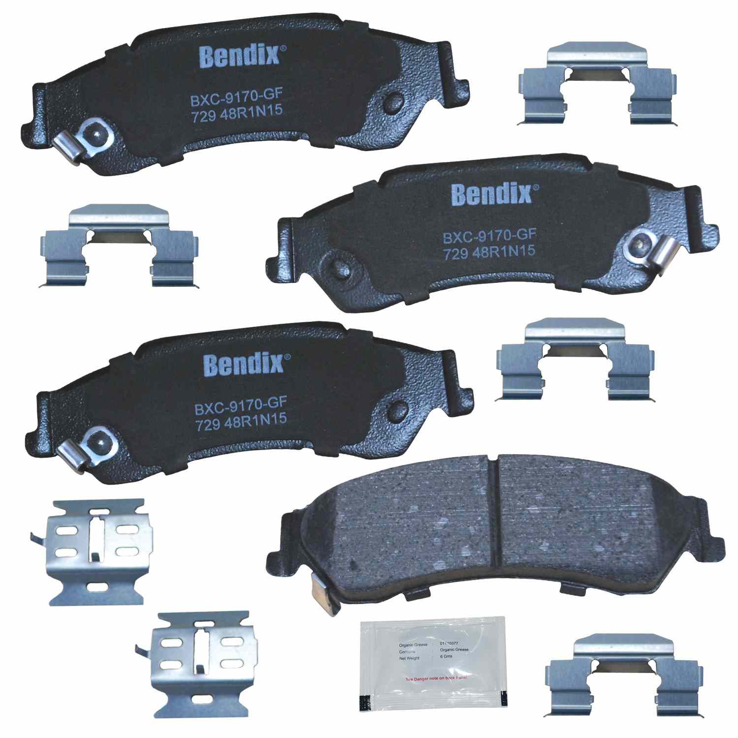 BENDIX PREMIUM COPPER FREE Disc Brake Pad Set CFC729