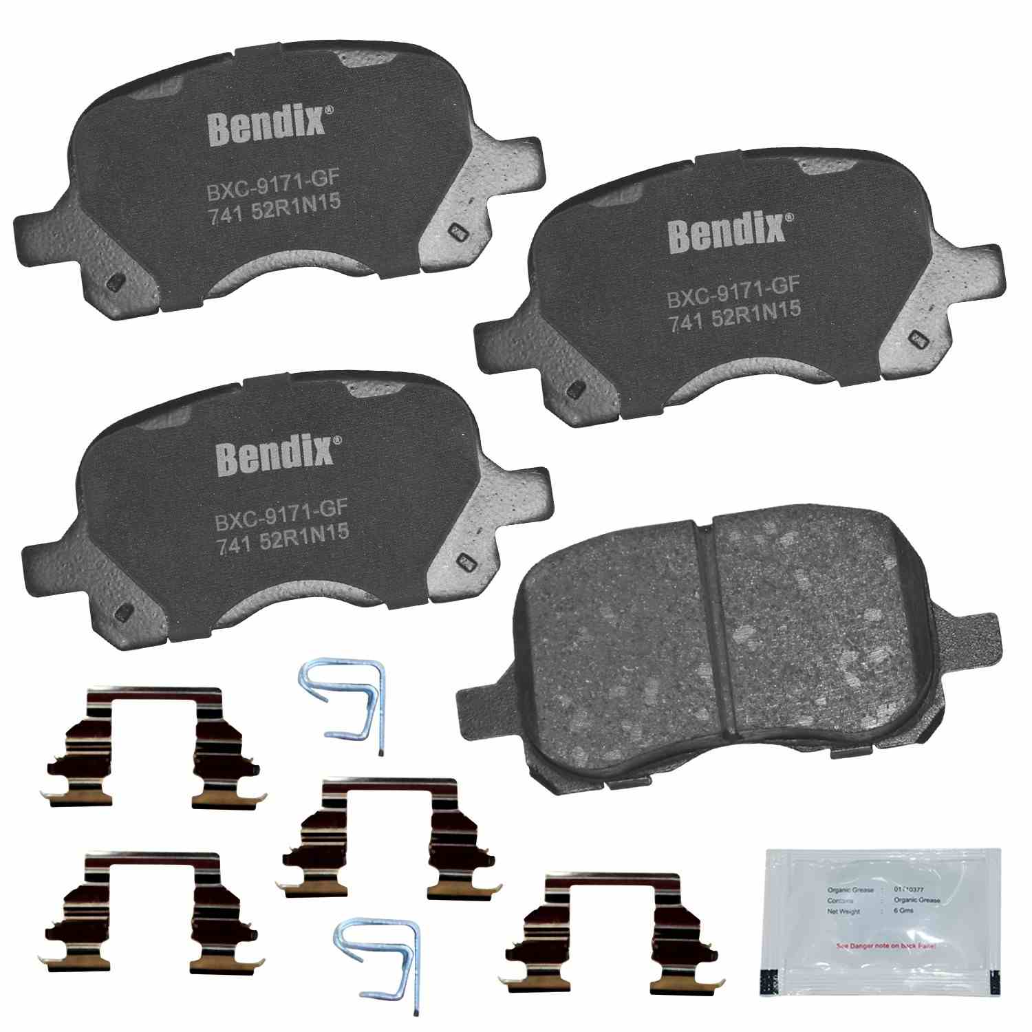 BENDIX PREMIUM COPPER FREE Disc Brake Pad Set CFC741