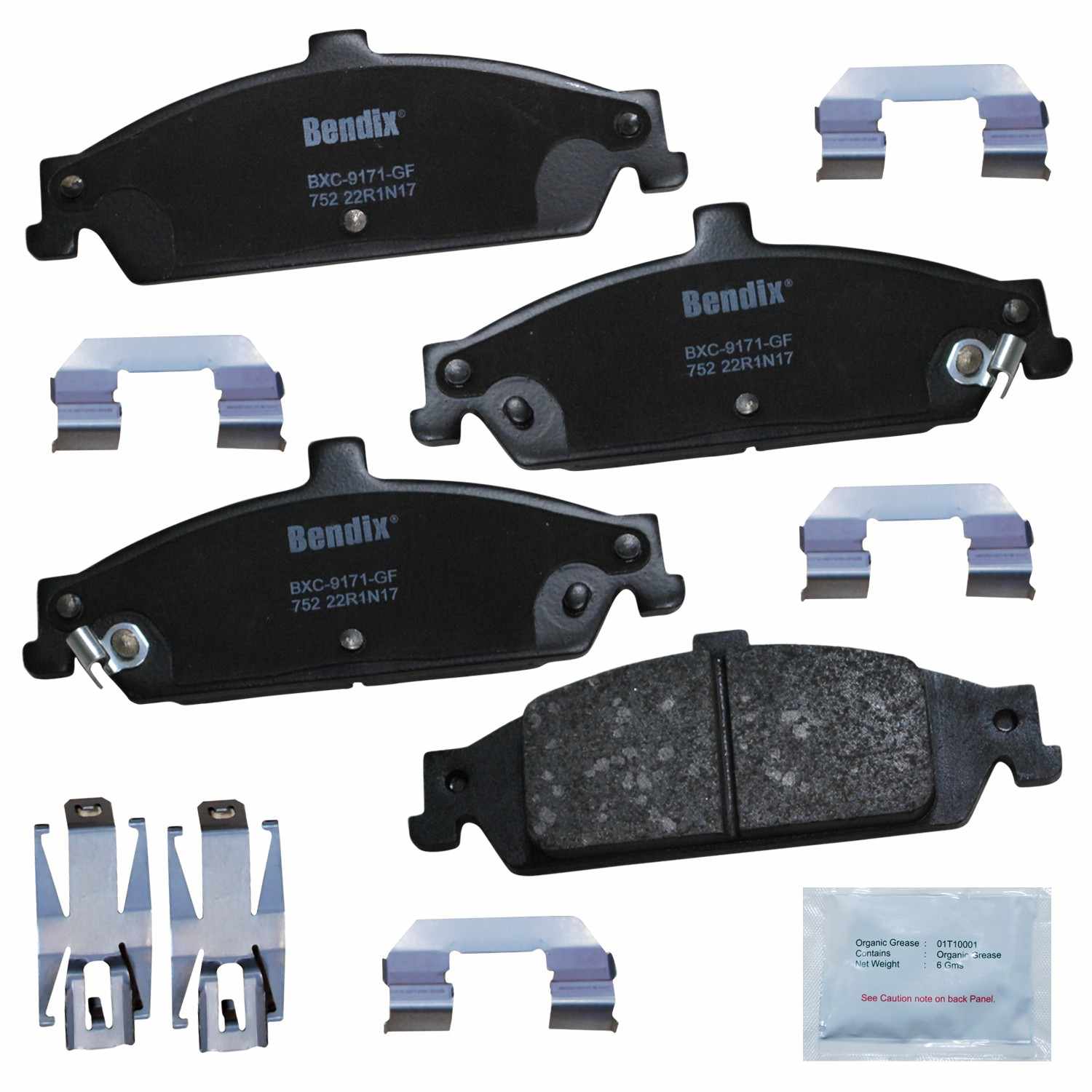 BENDIX PREMIUM COPPER FREE Disc Brake Pad Set CFC752