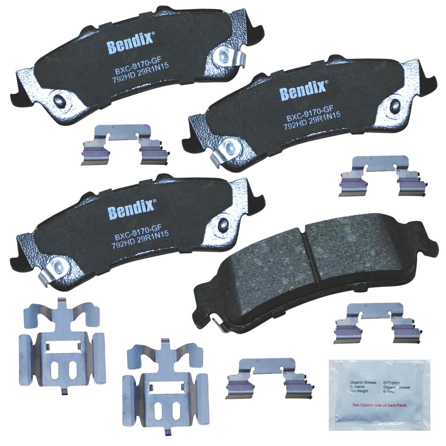 BENDIX PREMIUM COPPER FREE Disc Brake Pad Set CFC792HD