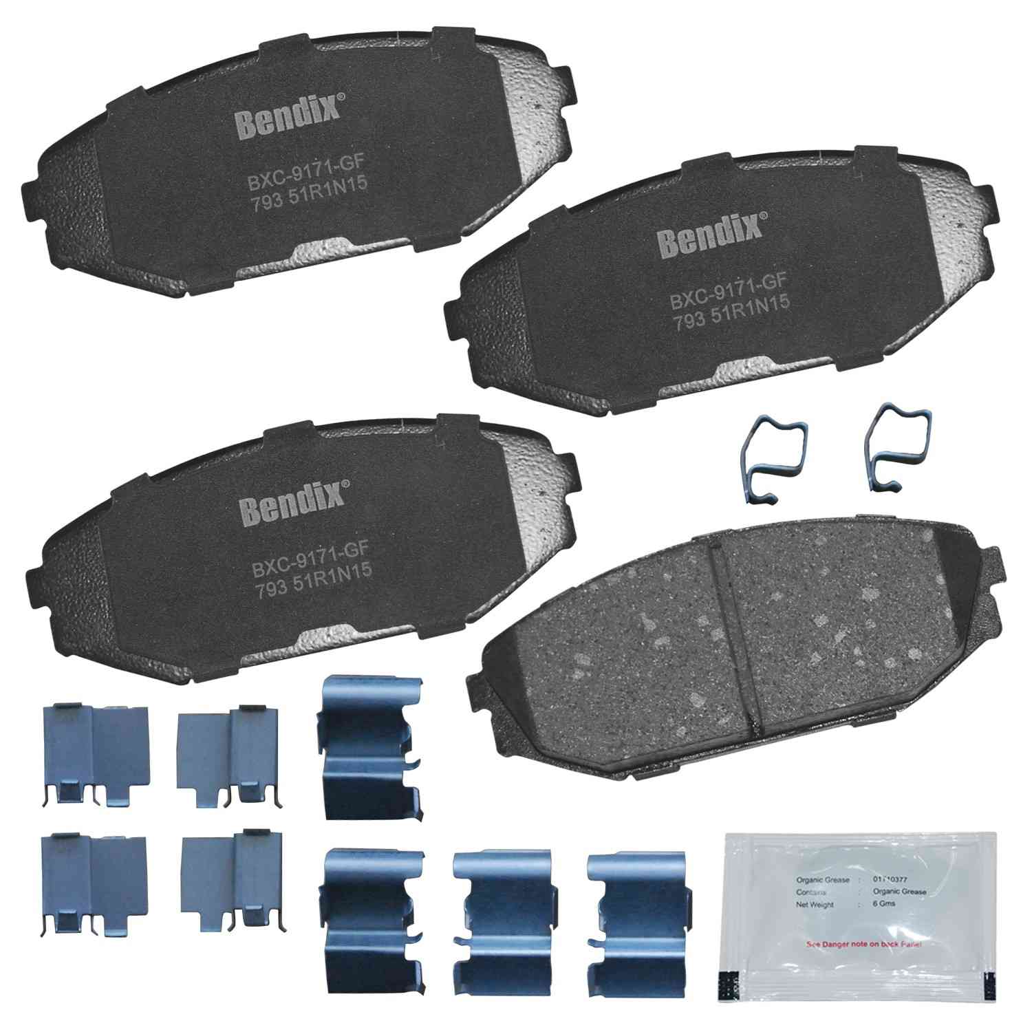 BENDIX PREMIUM COPPER FREE Disc Brake Pad Set CFC793