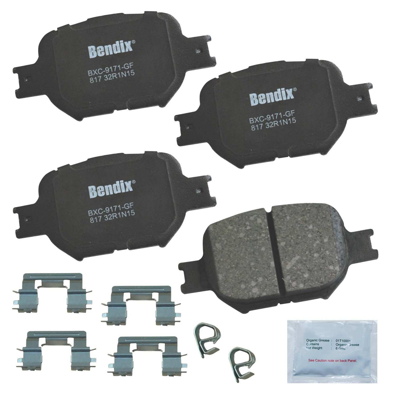 BENDIX PREMIUM COPPER FREE Disc Brake Pad Set CFC817