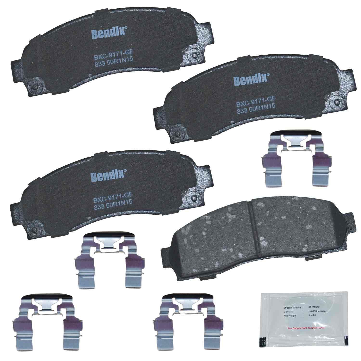 BENDIX PREMIUM COPPER FREE Disc Brake Pad Set CFC833