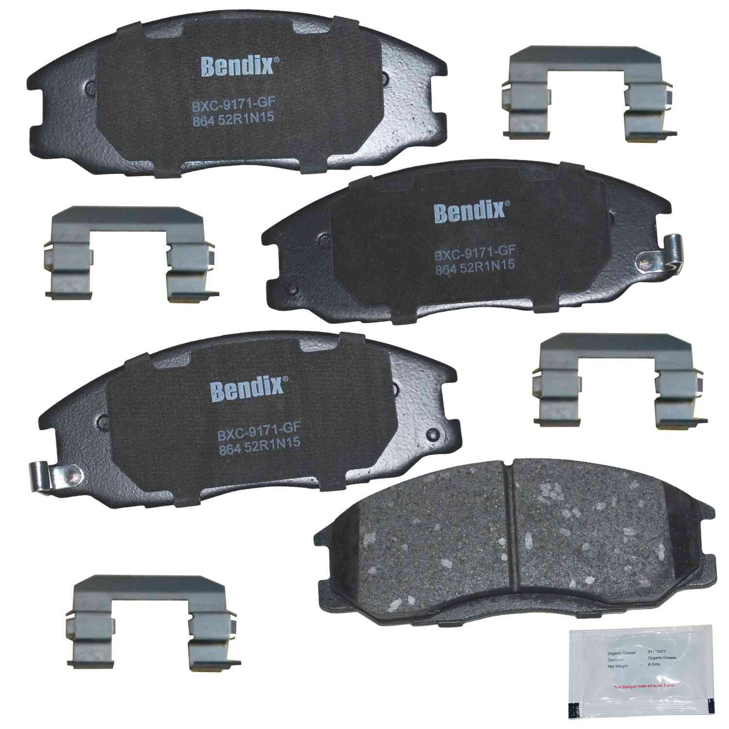 BENDIX PREMIUM COPPER FREE Disc Brake Pad Set CFC864