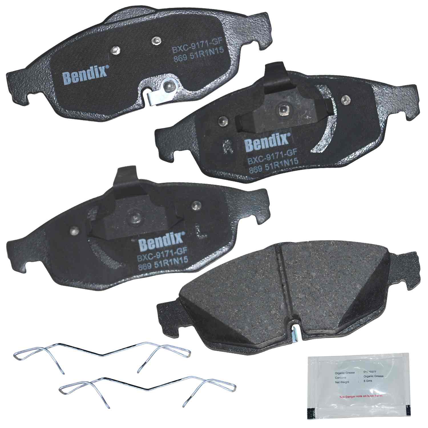 BENDIX PREMIUM COPPER FREE Disc Brake Pad Set CFC869