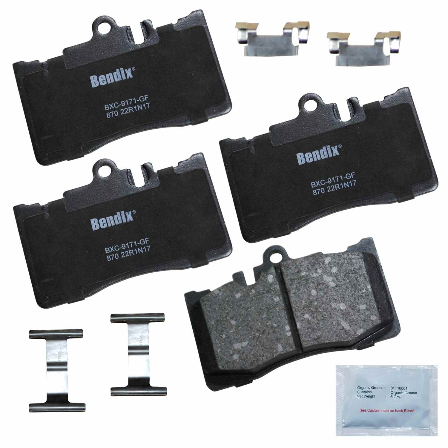 BENDIX PREMIUM COPPER FREE Disc Brake Pad Set CFC870