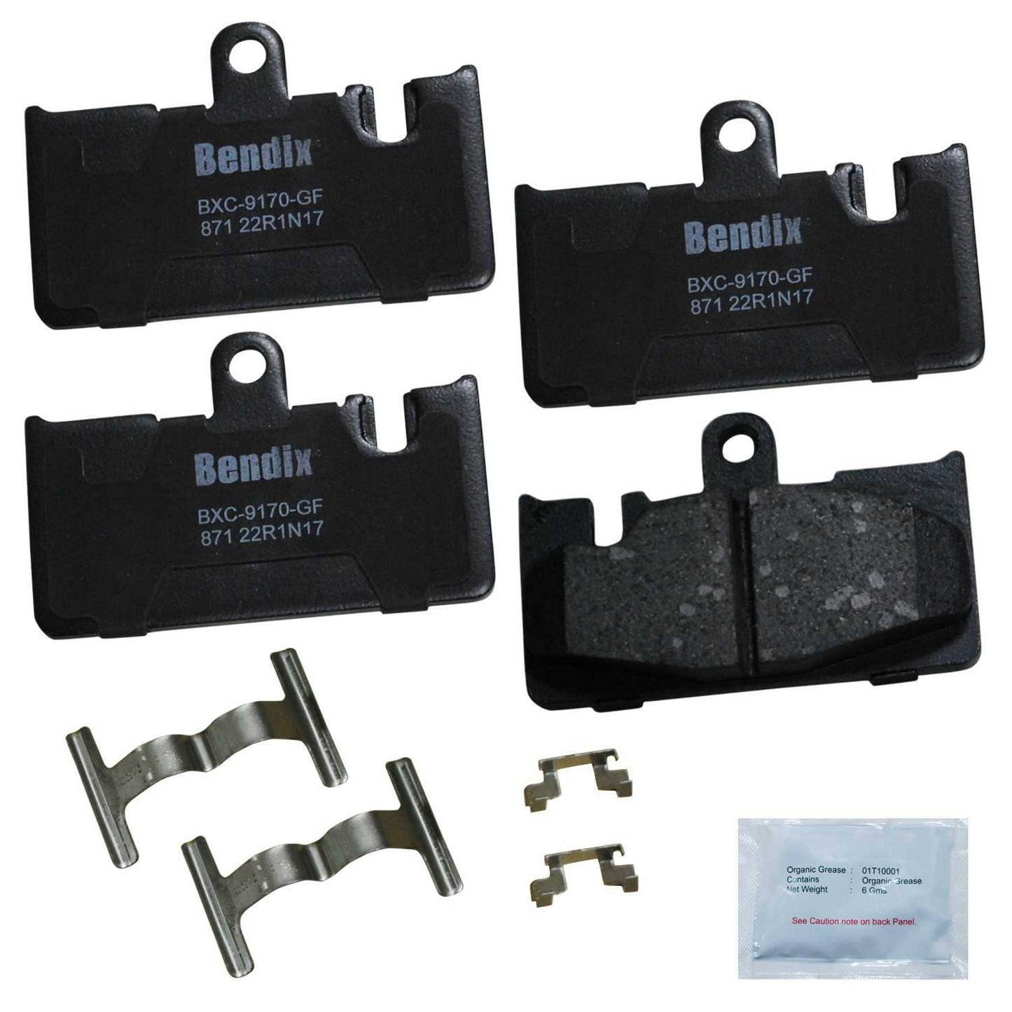 BENDIX PREMIUM COPPER FREE Disc Brake Pad Set CFC871