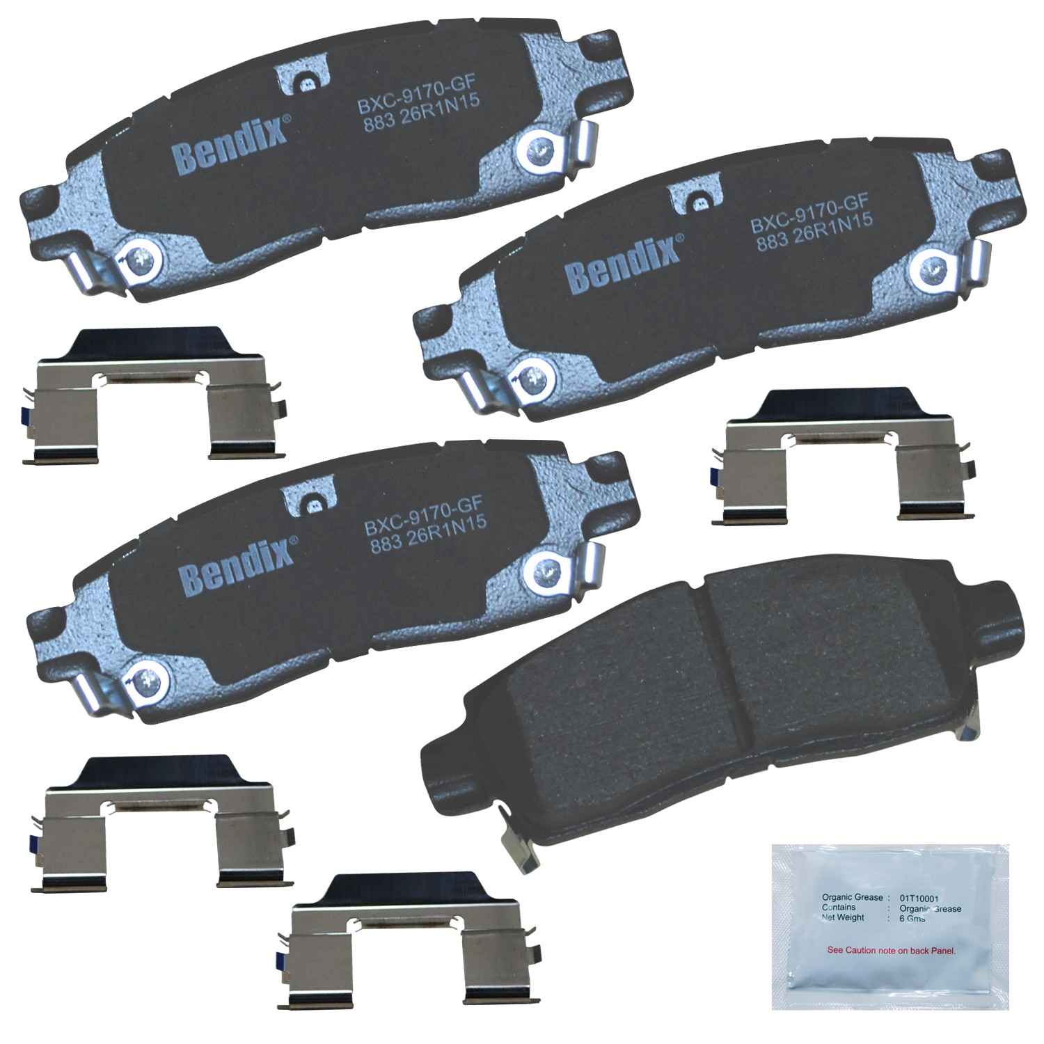 BENDIX PREMIUM COPPER FREE Disc Brake Pad Set CFC883