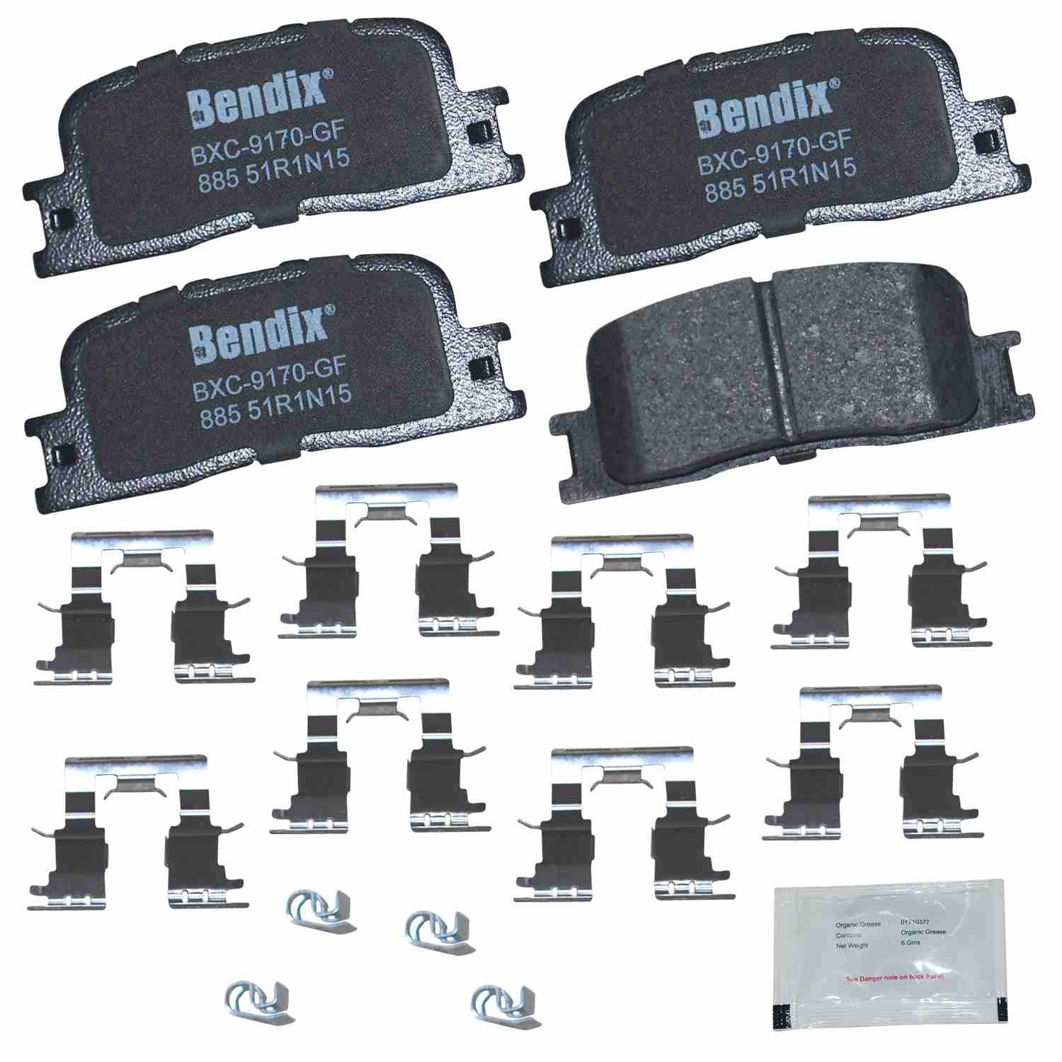 BENDIX PREMIUM COPPER FREE Disc Brake Pad Set CFC885