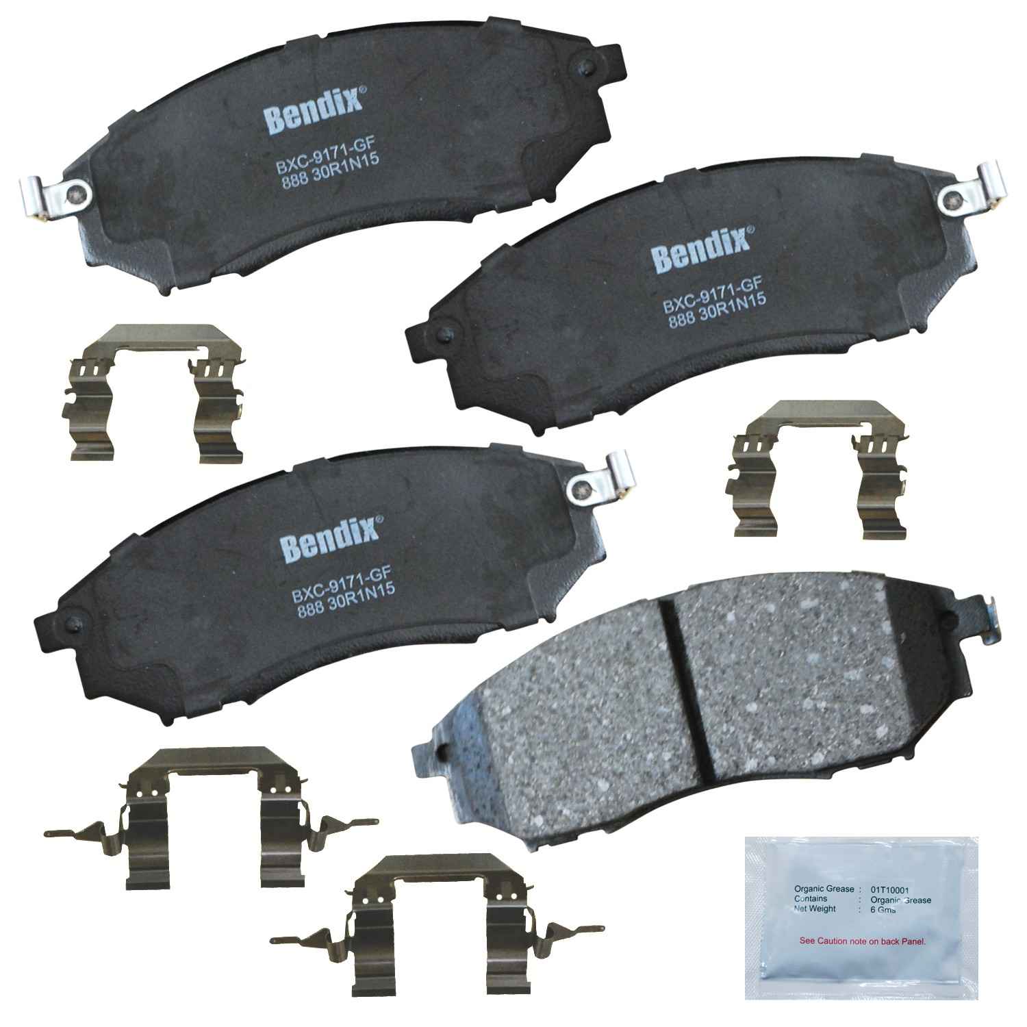 BENDIX PREMIUM COPPER FREE Disc Brake Pad Set CFC888