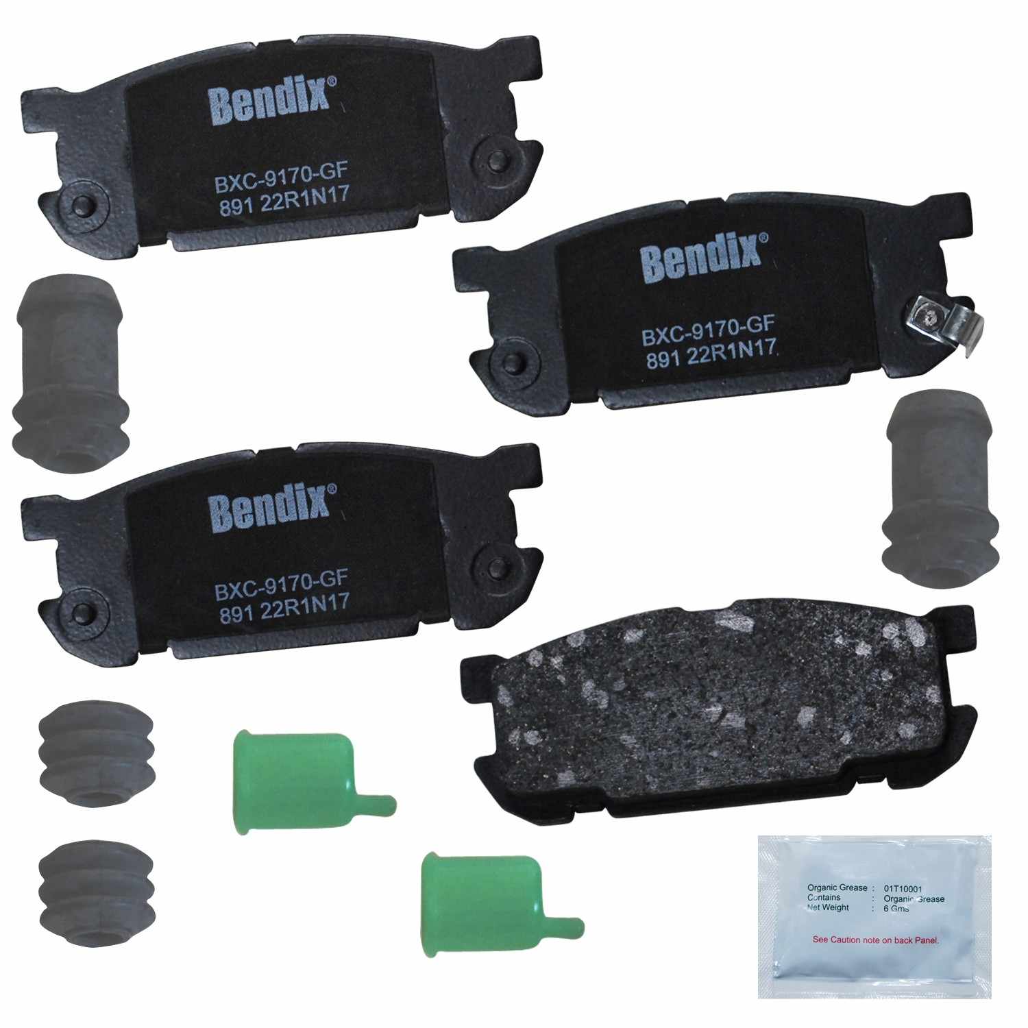 BENDIX PREMIUM COPPER FREE Disc Brake Pad Set CFC891