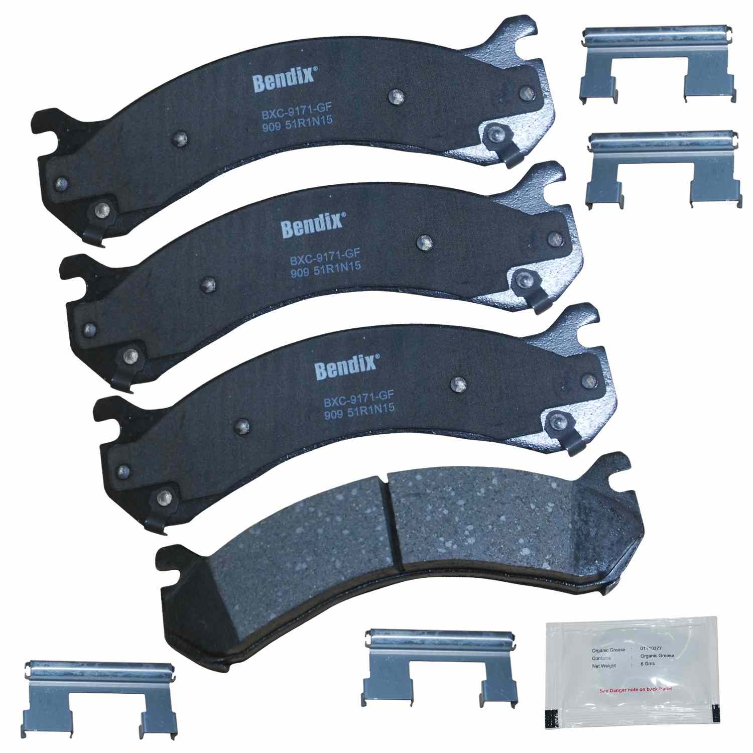 BENDIX PREMIUM COPPER FREE Disc Brake Pad Set CFC909